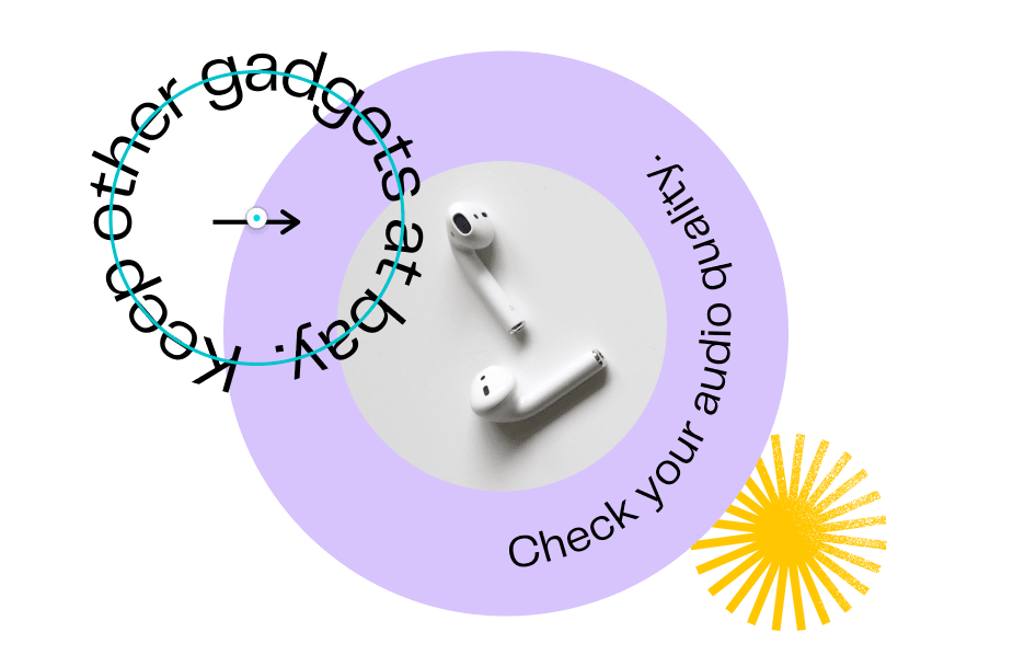 Curvare testi e scritte con canva