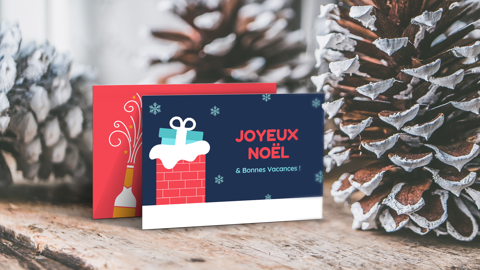 canva, carte de voeux, noel, nouvel an, bonne année