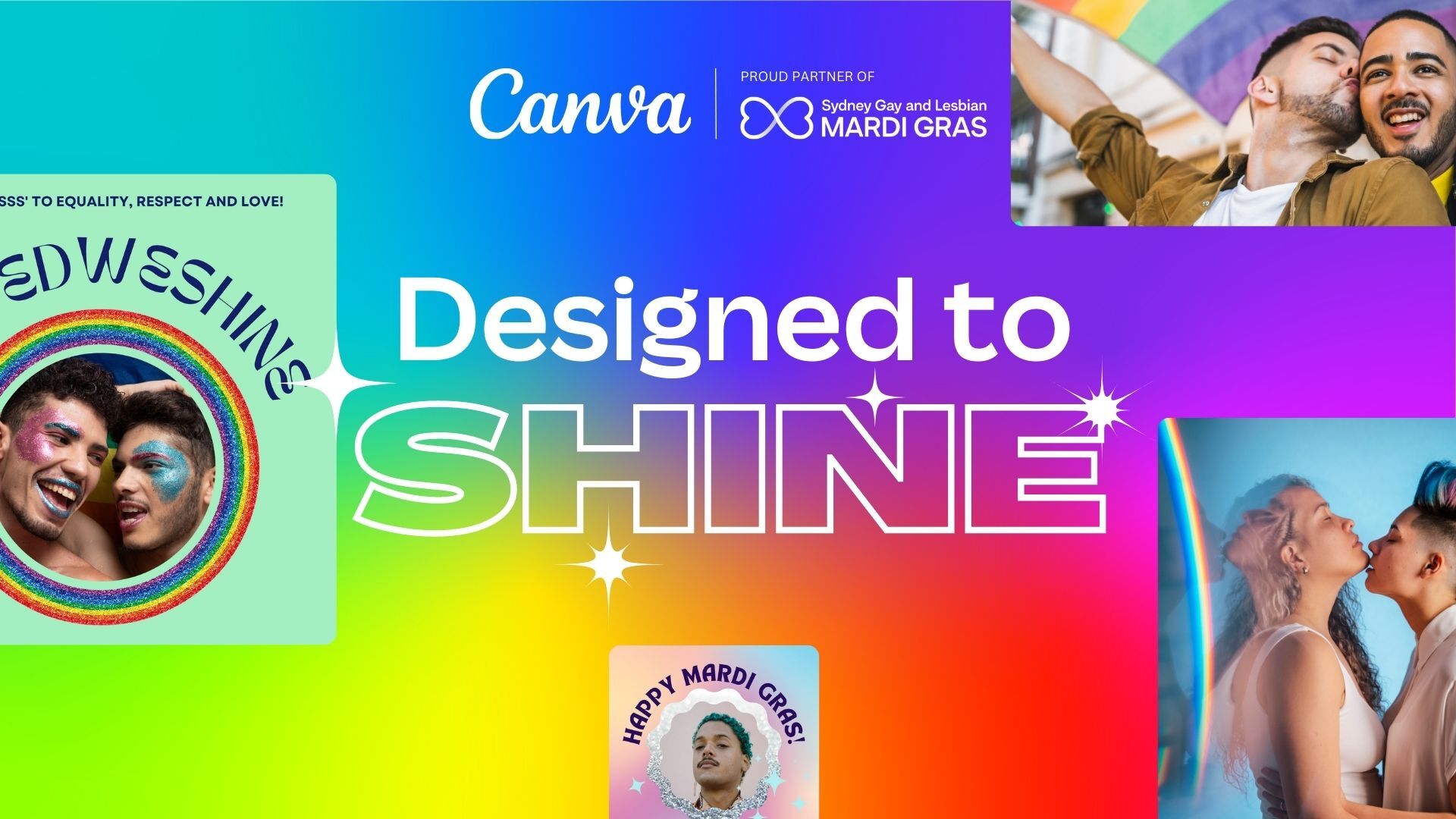 Canva And Sydney Gay And Lesbian Mardi Gras Unite To Shine A Light On Pride