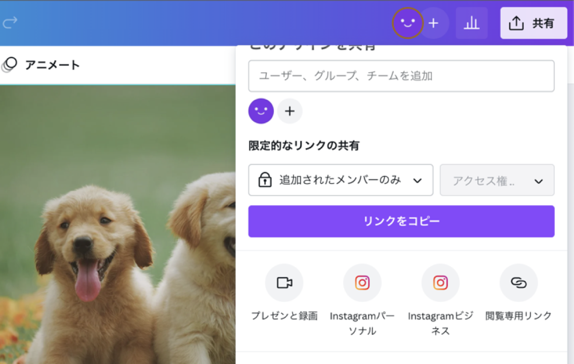 Canvaプロなら、さらに高度なデザイン加工も可能 Canvaプロなら、さらに高度なデザイン加工も可能