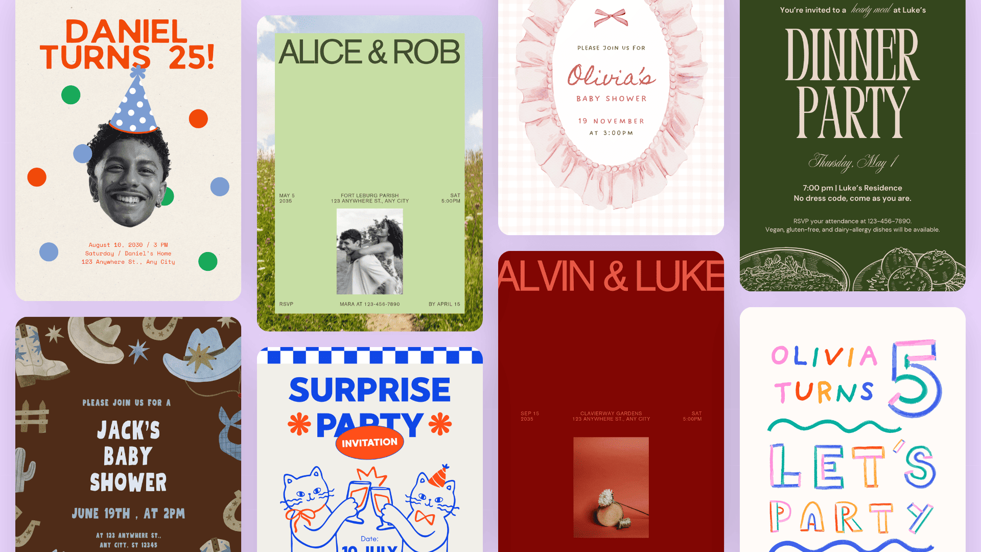 How to design an invite that sets the tone