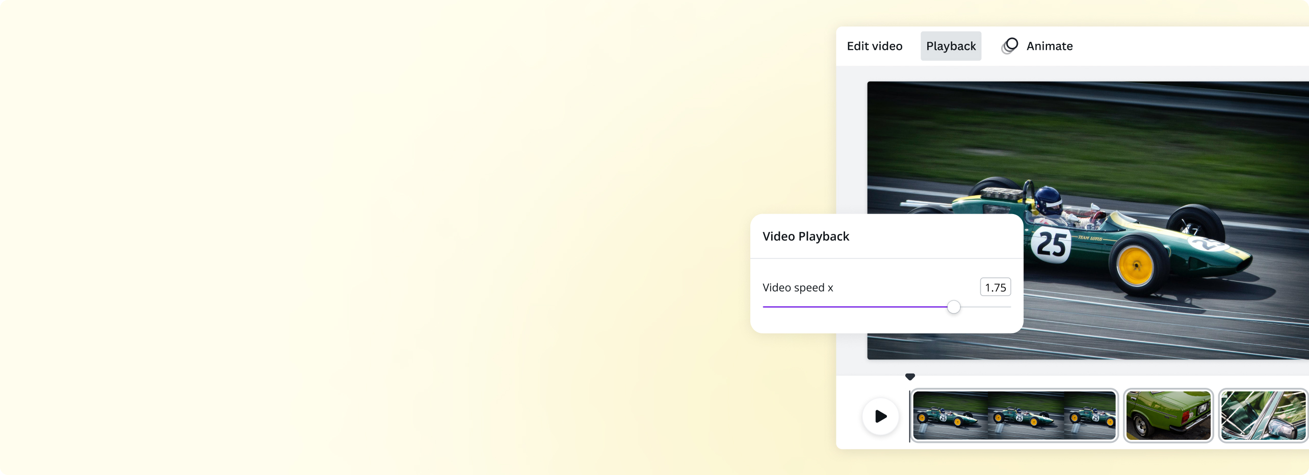 เร่งความเร็ววิดีโอ Feature Banner