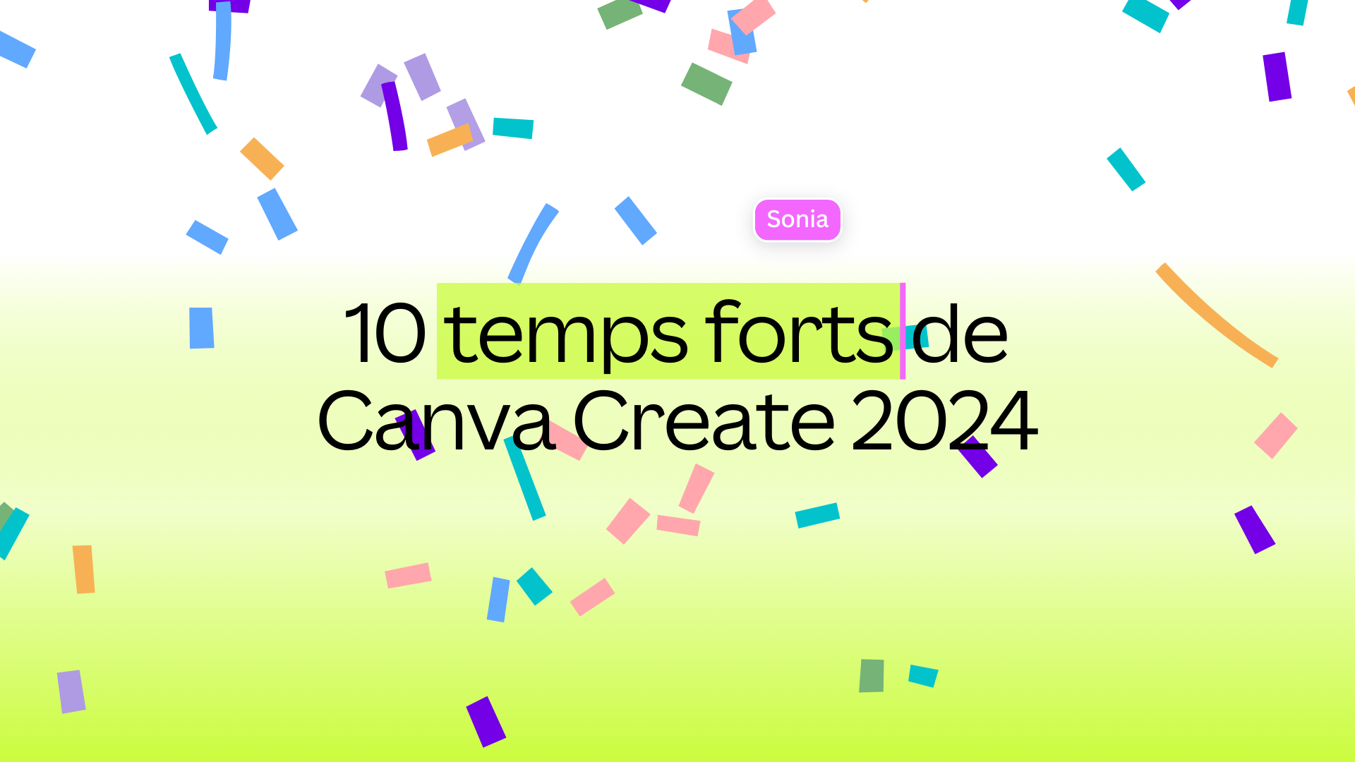 10 temps forts de Canva Create 2024