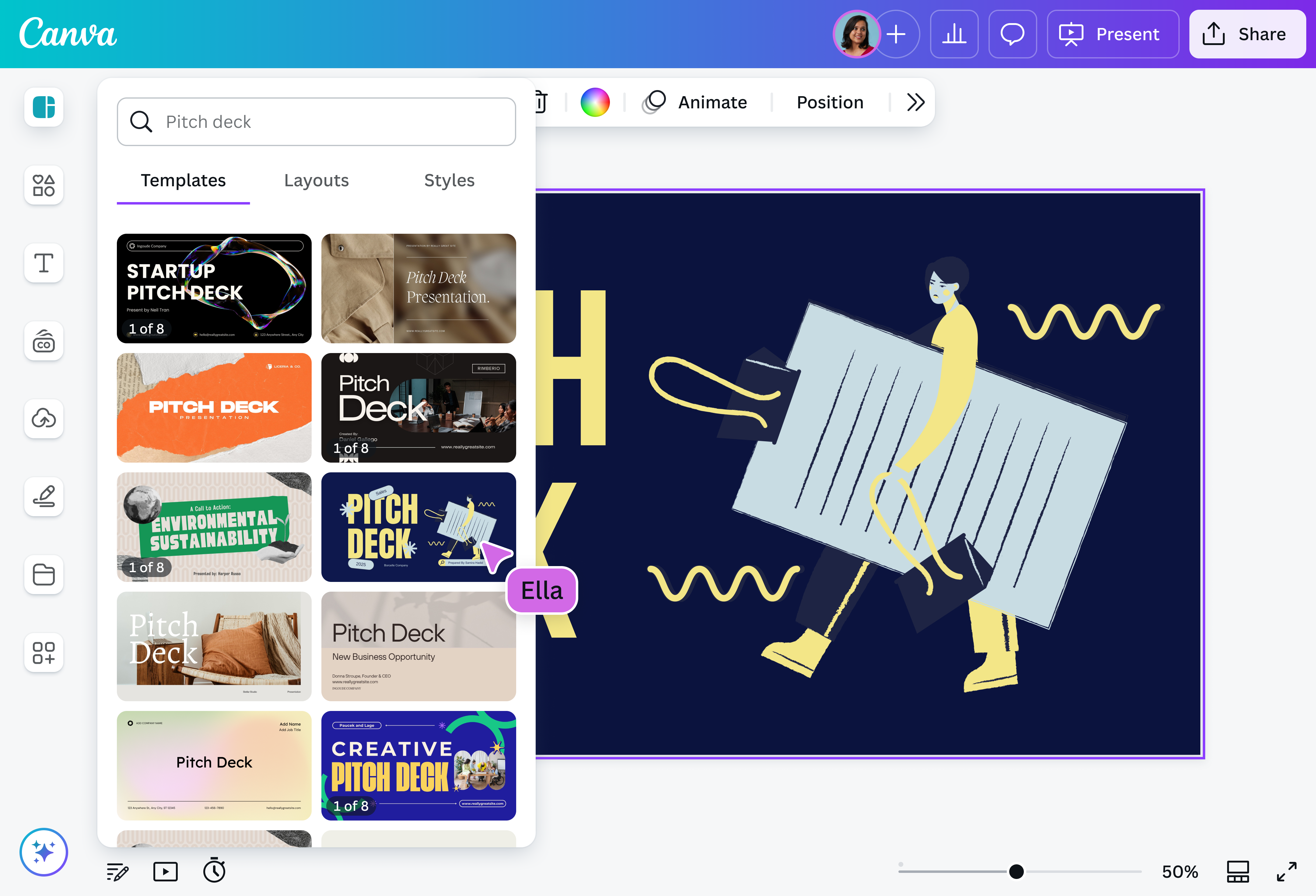 How to Make a Pitch Deck (Examples and Tips) | Canva