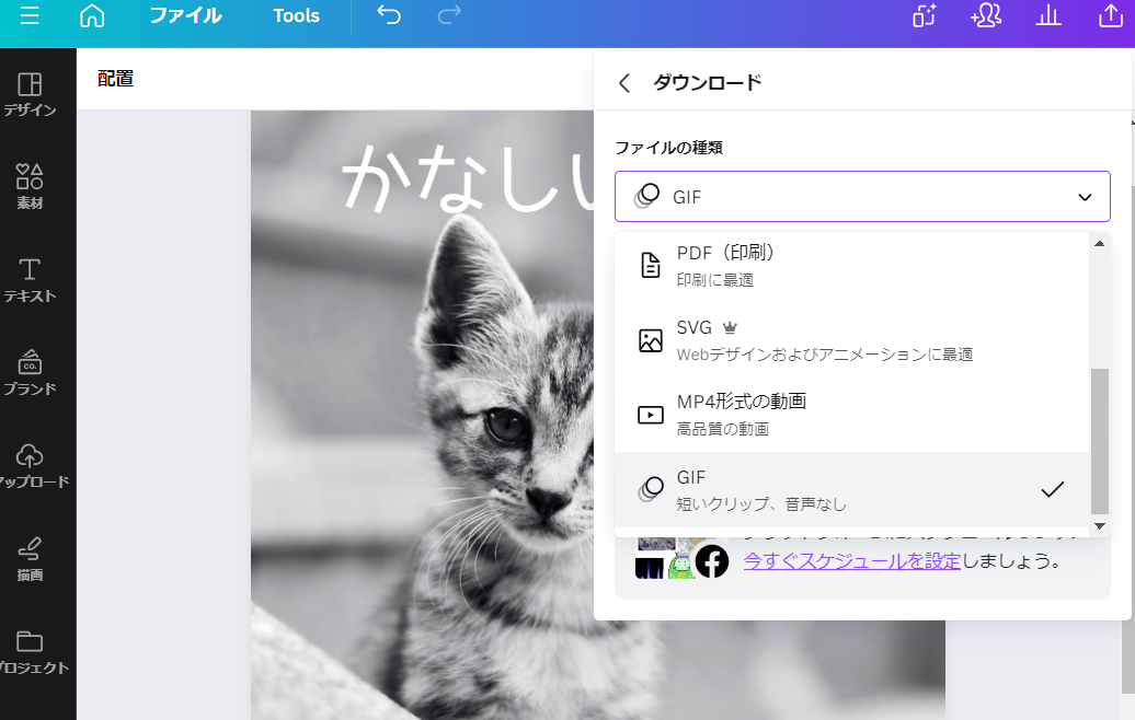 GIF画像フリー