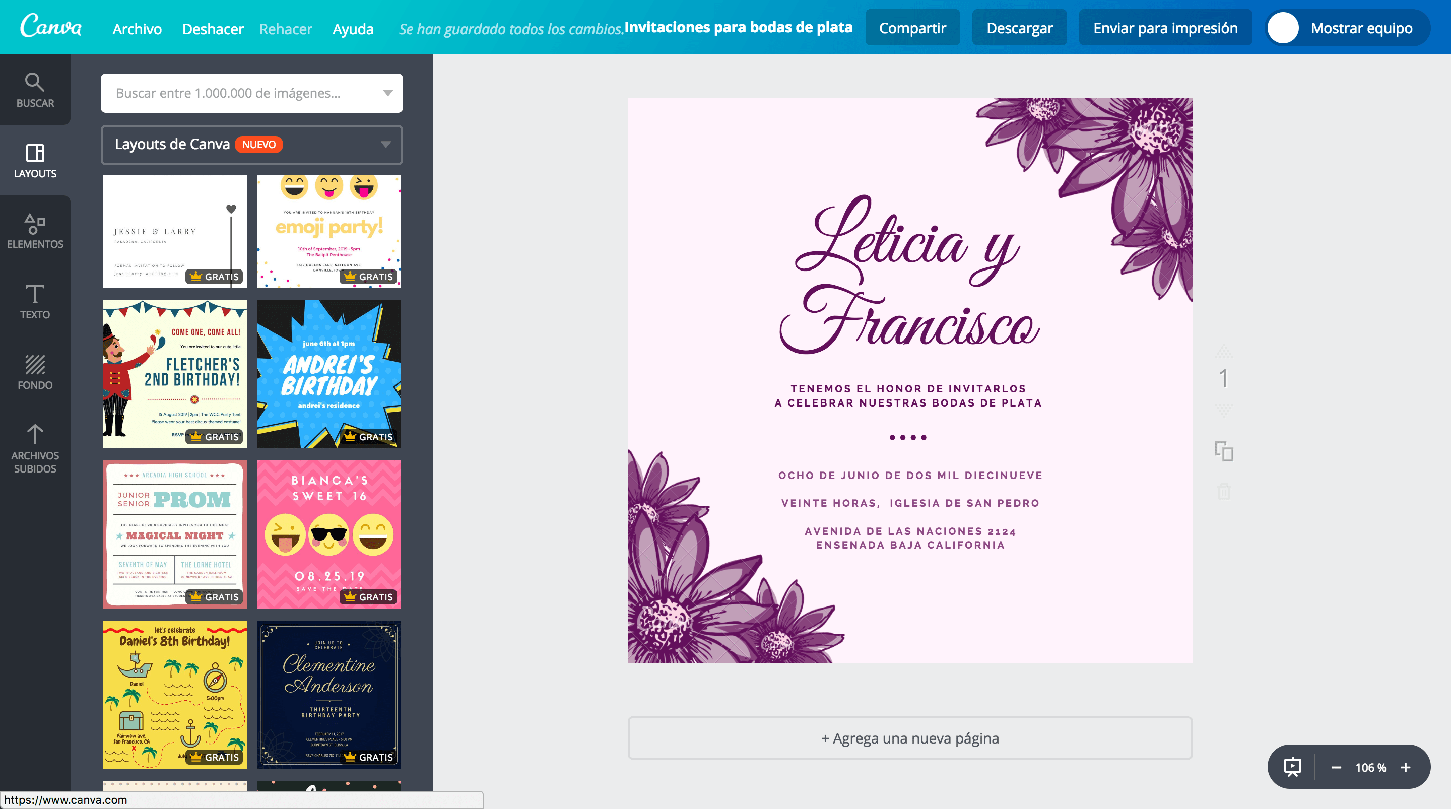 Invitaciones de cumpleaños para adultos