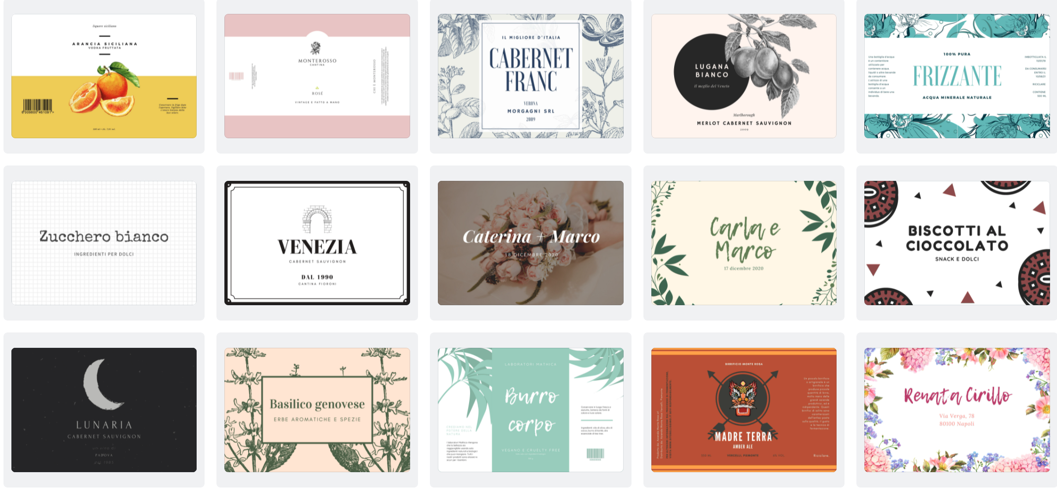 Etichette personalizzate online Etichette personalizzate online