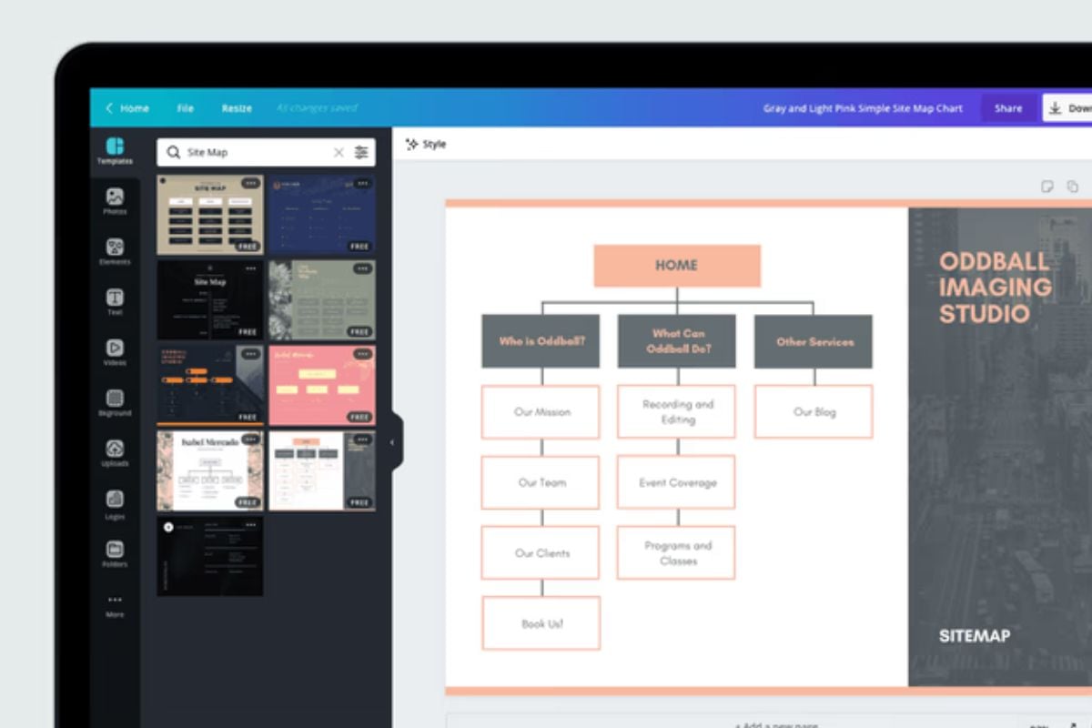 สร้างไซต์แมพ แผนผังเว็บไซต์แบบกำหนดเองของคุณฟรี