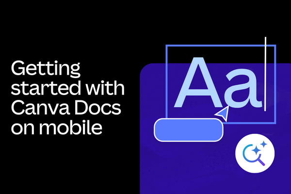 Usa Canva Docs su mobile