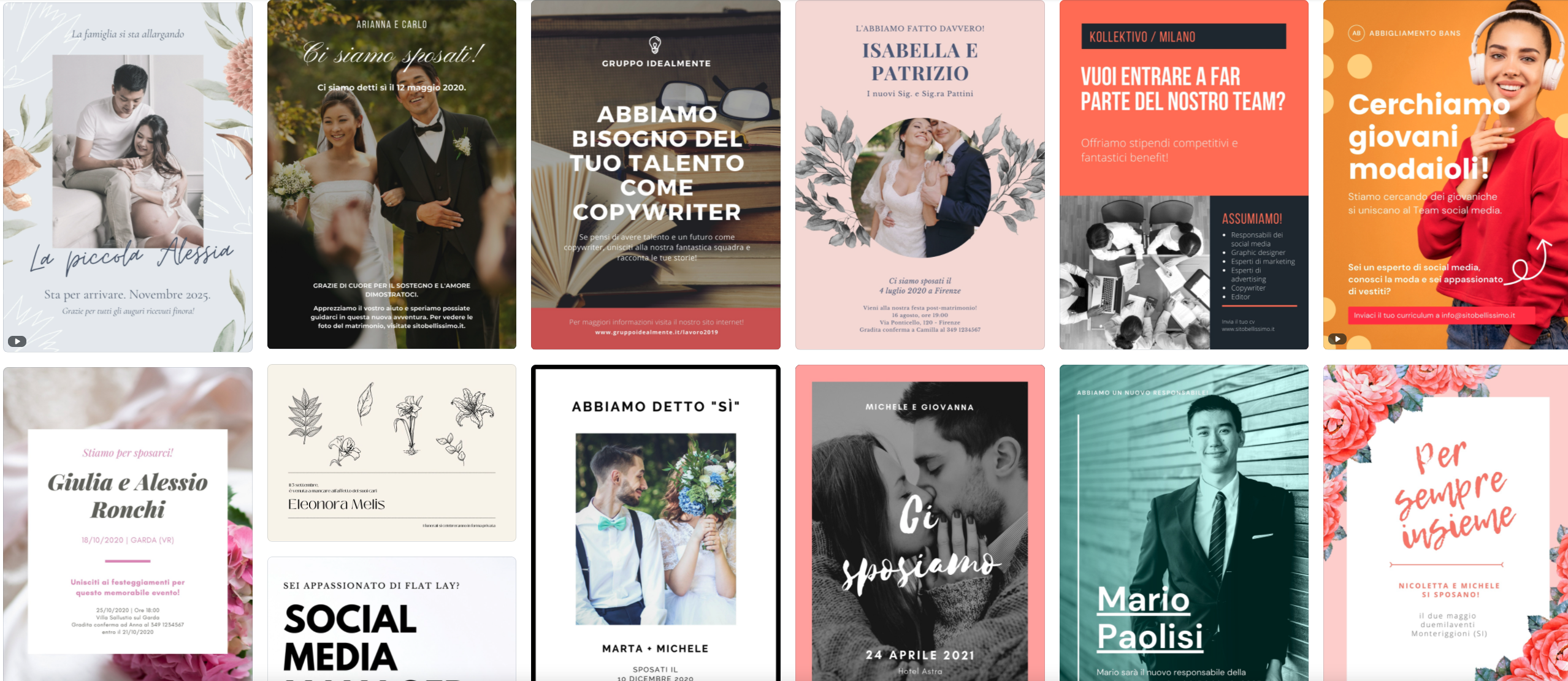 Creare un annuncio con Canva