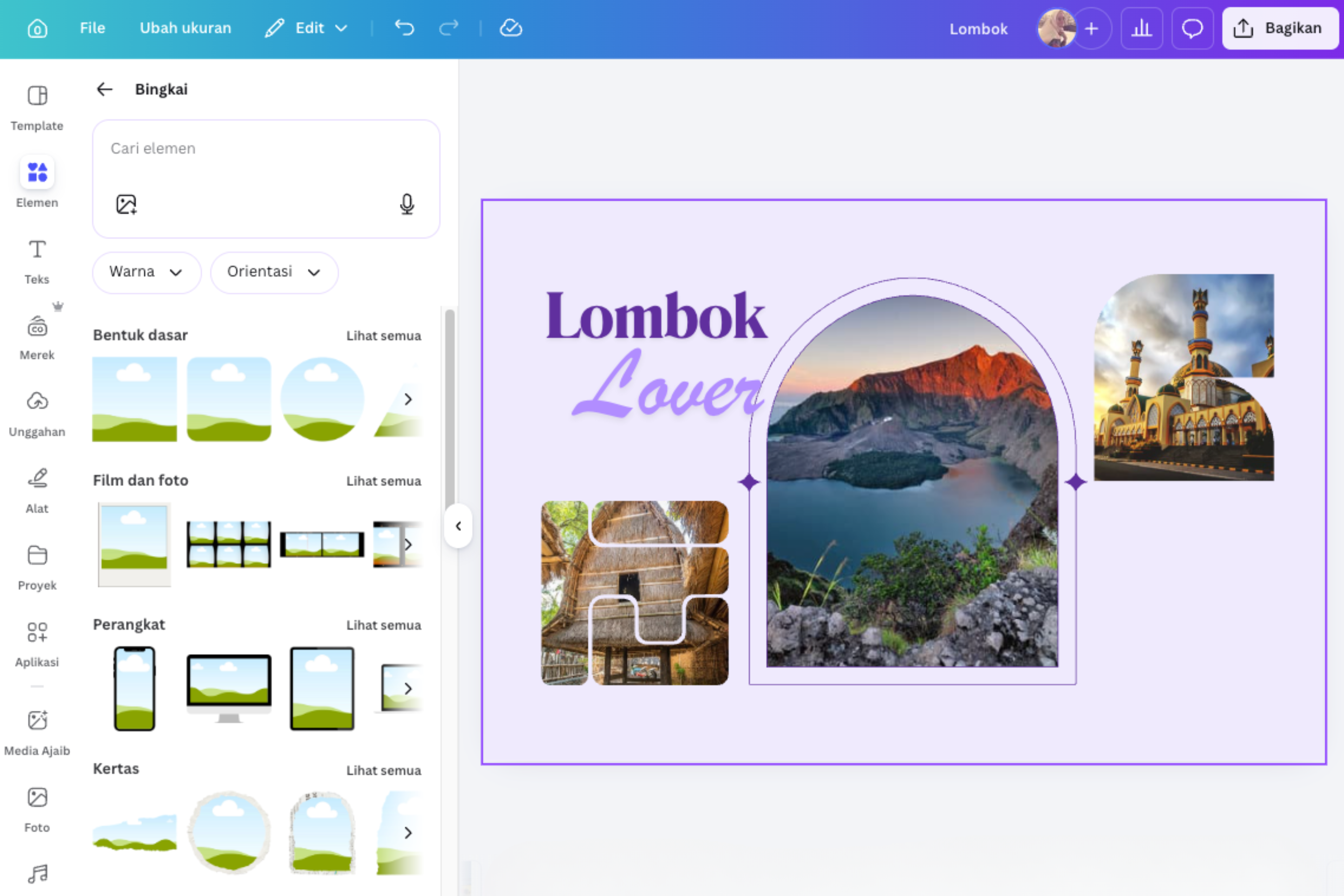 crop foto gambar online di canva