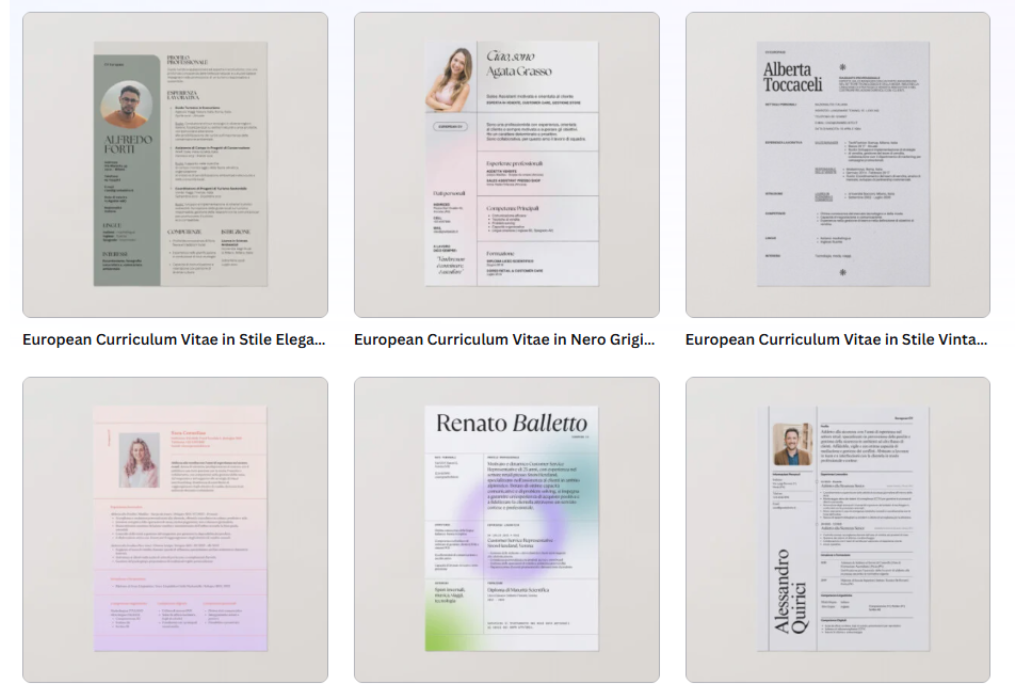 Creare cv online gratis