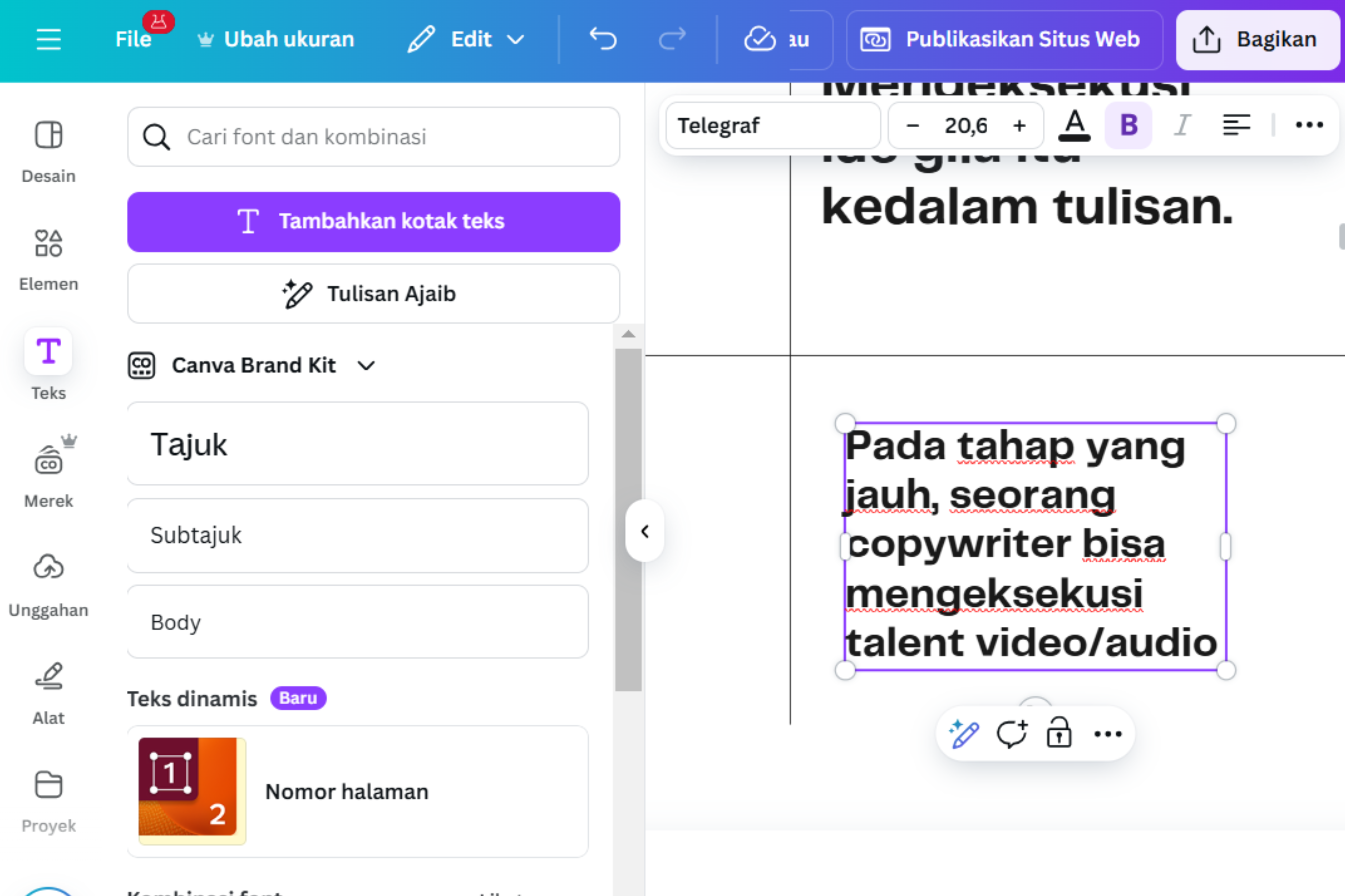 edit tulisan pdf