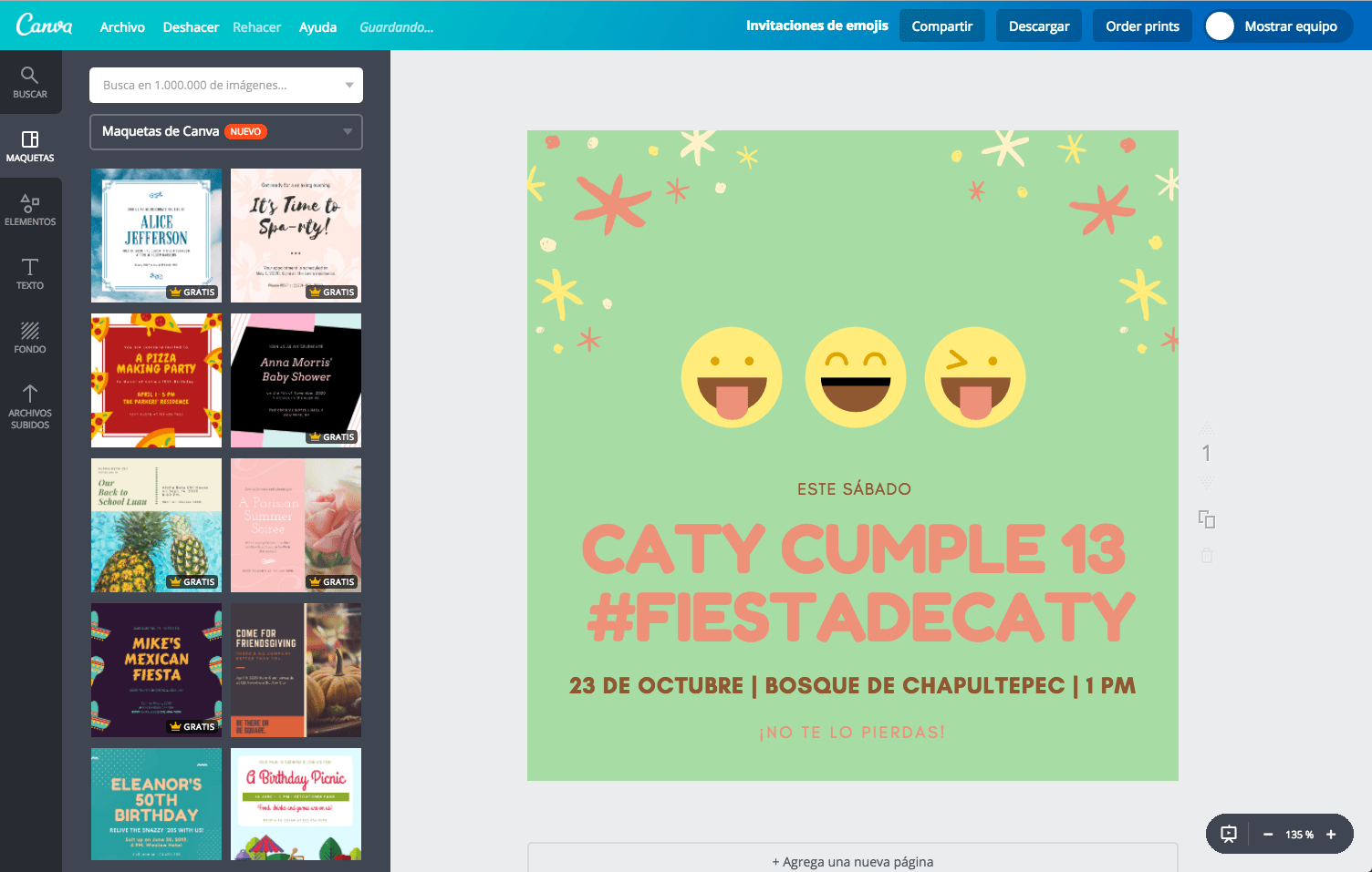 Invitaciones de emojis Invitaciones de emojis