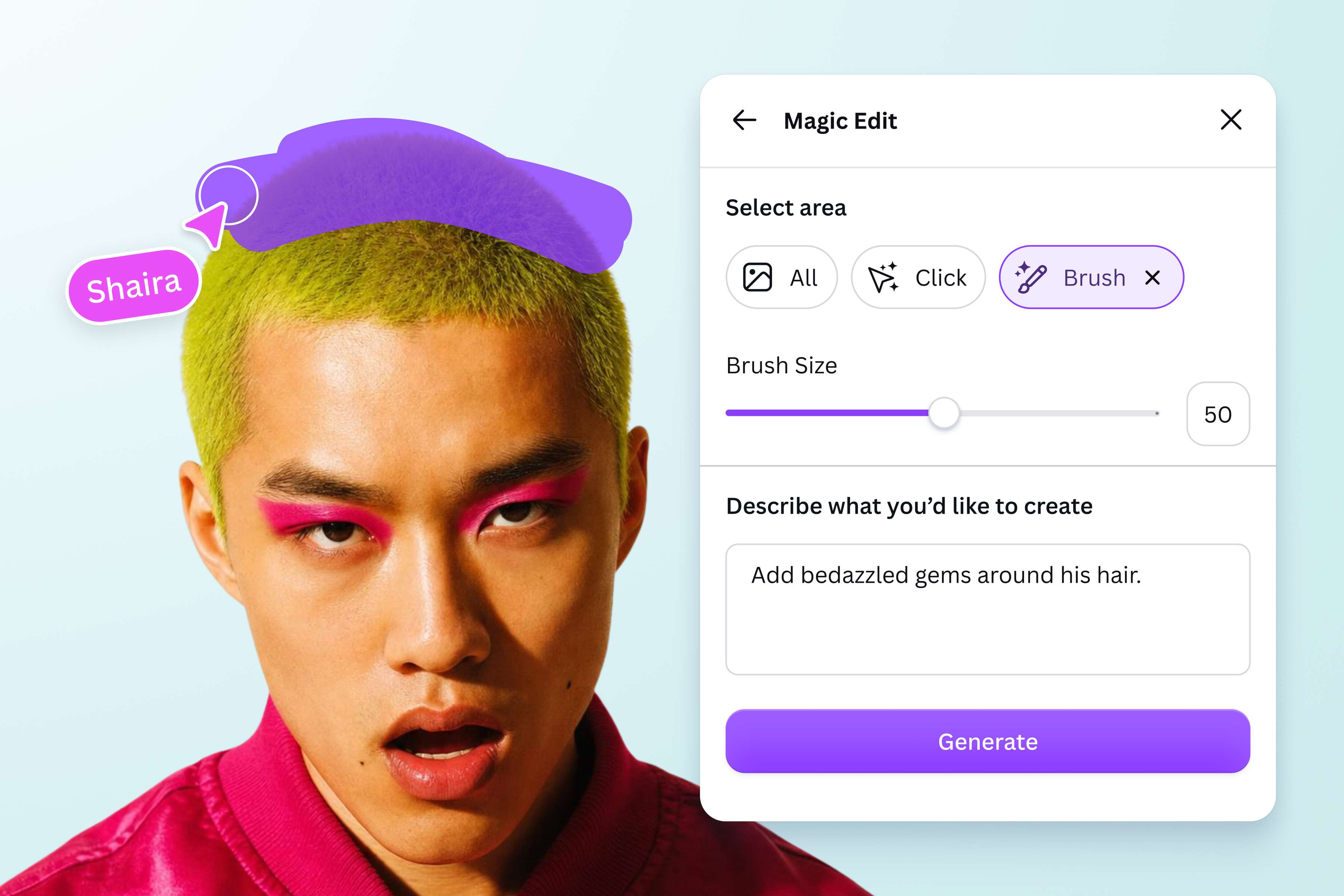 Refine your image with Magic Edit