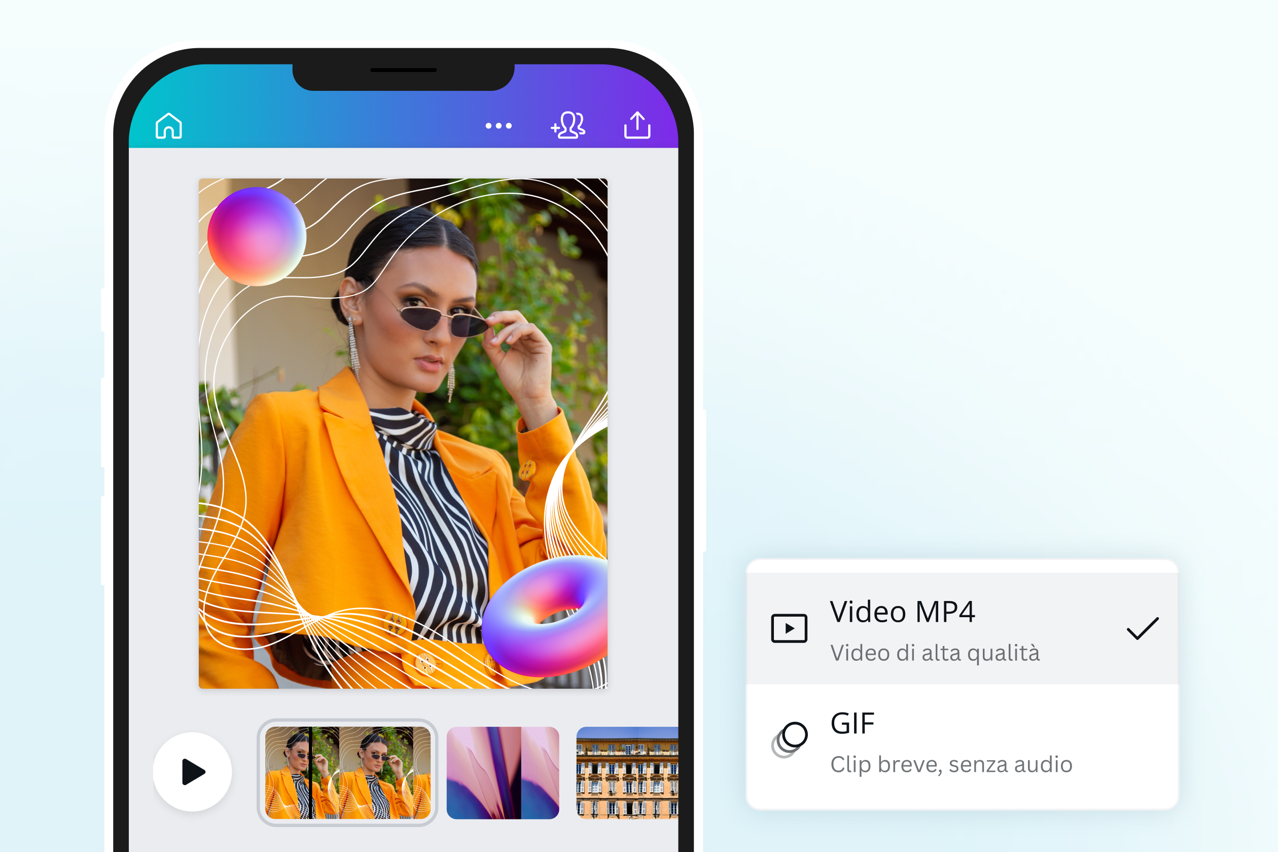 Convertitore mp4 di Canva Anteprima convertitore video online gratis