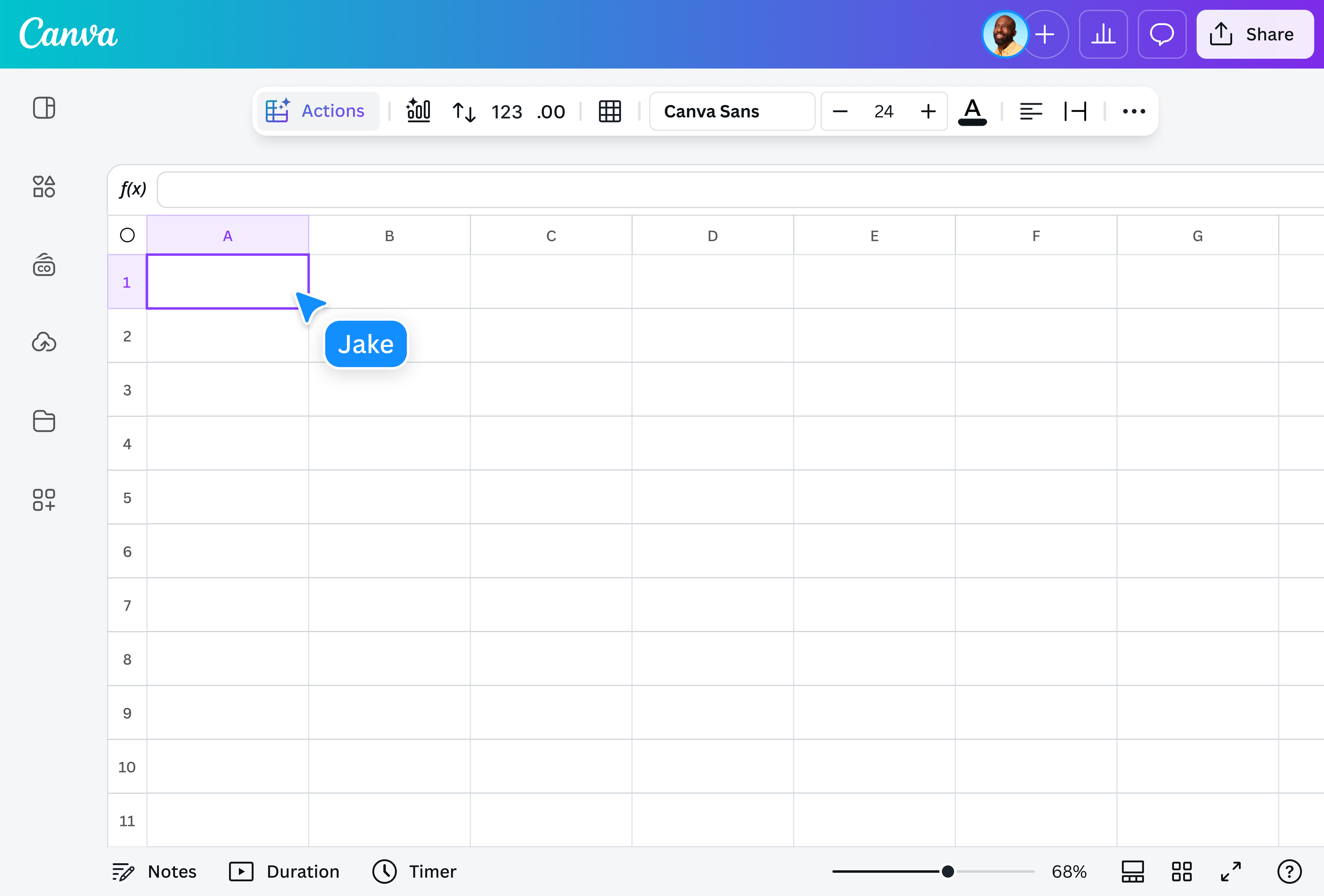 Free XLSX viewer: Open and view XLSX files online | Canva