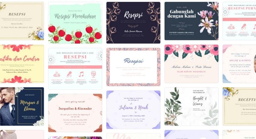 desain undangan pernikahan canva