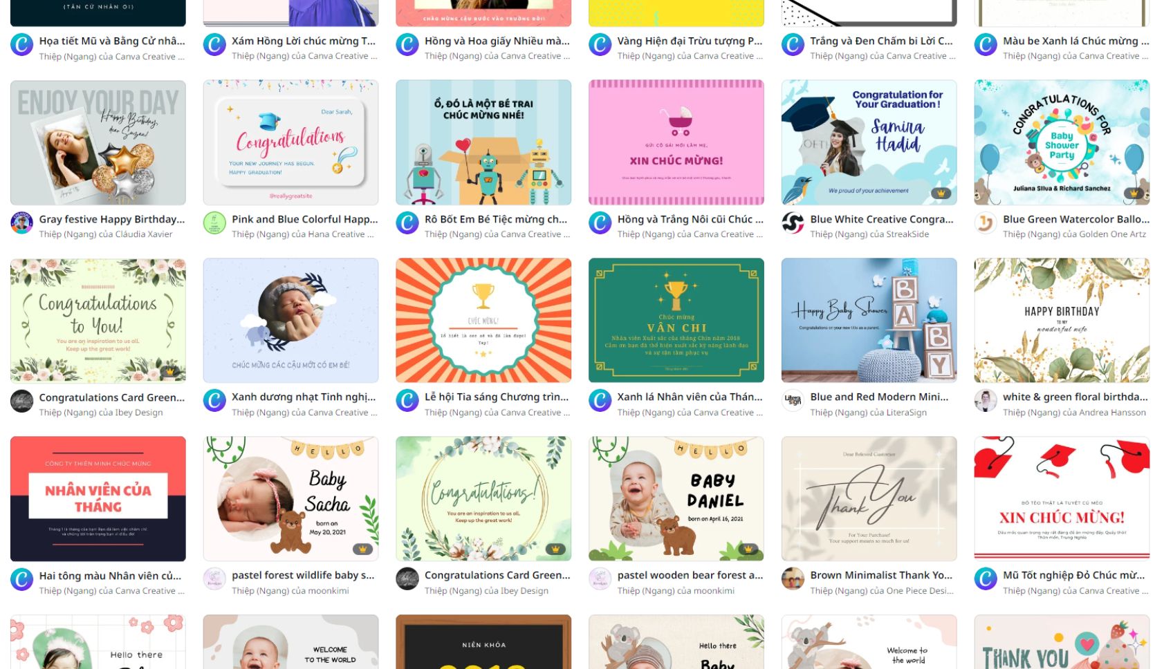 Thiệp chúc mừng tự làm