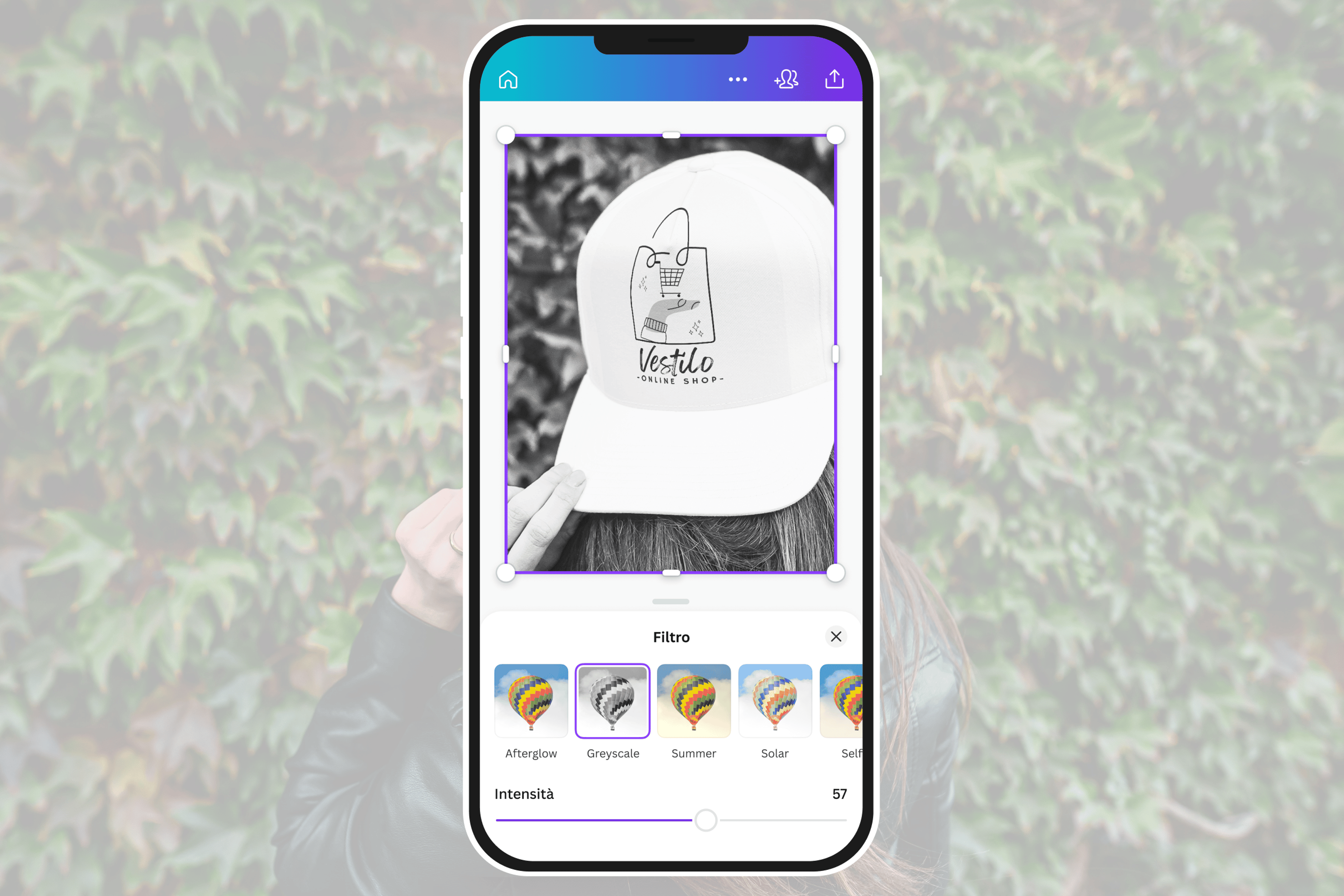 Customize your photo overlay