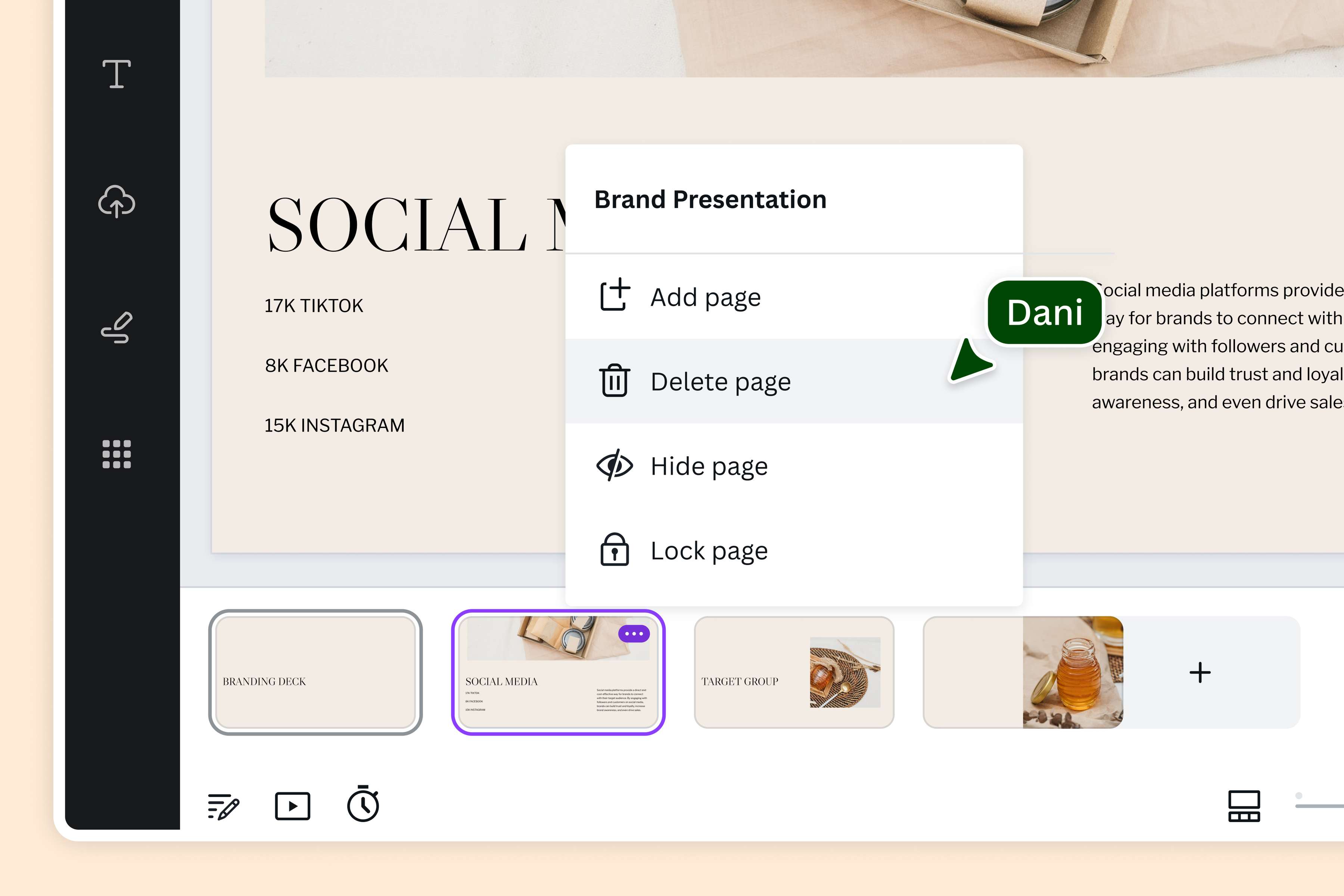 Delete the PDF page you selected