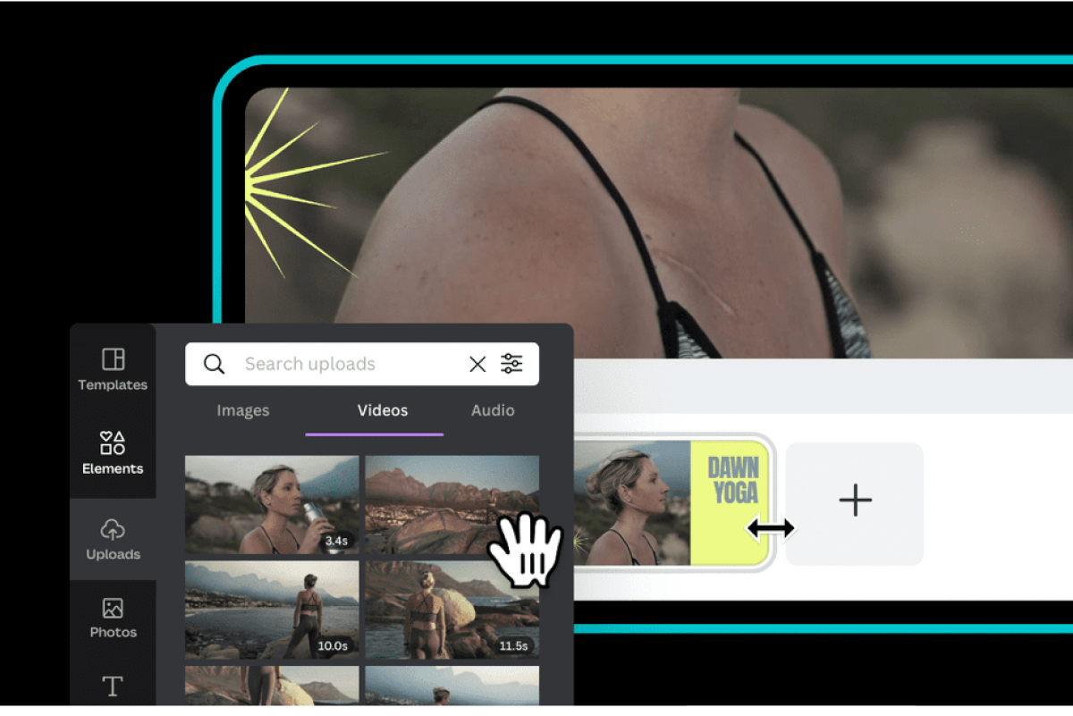 Creating videos with Canva