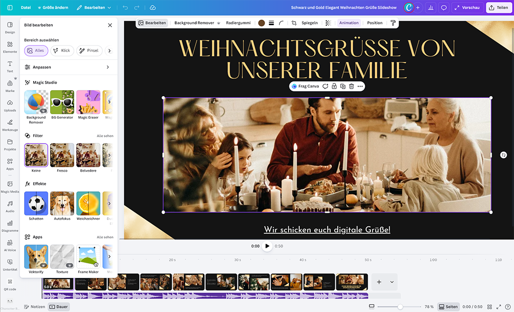 Weihnachtsvideo erstellen lead