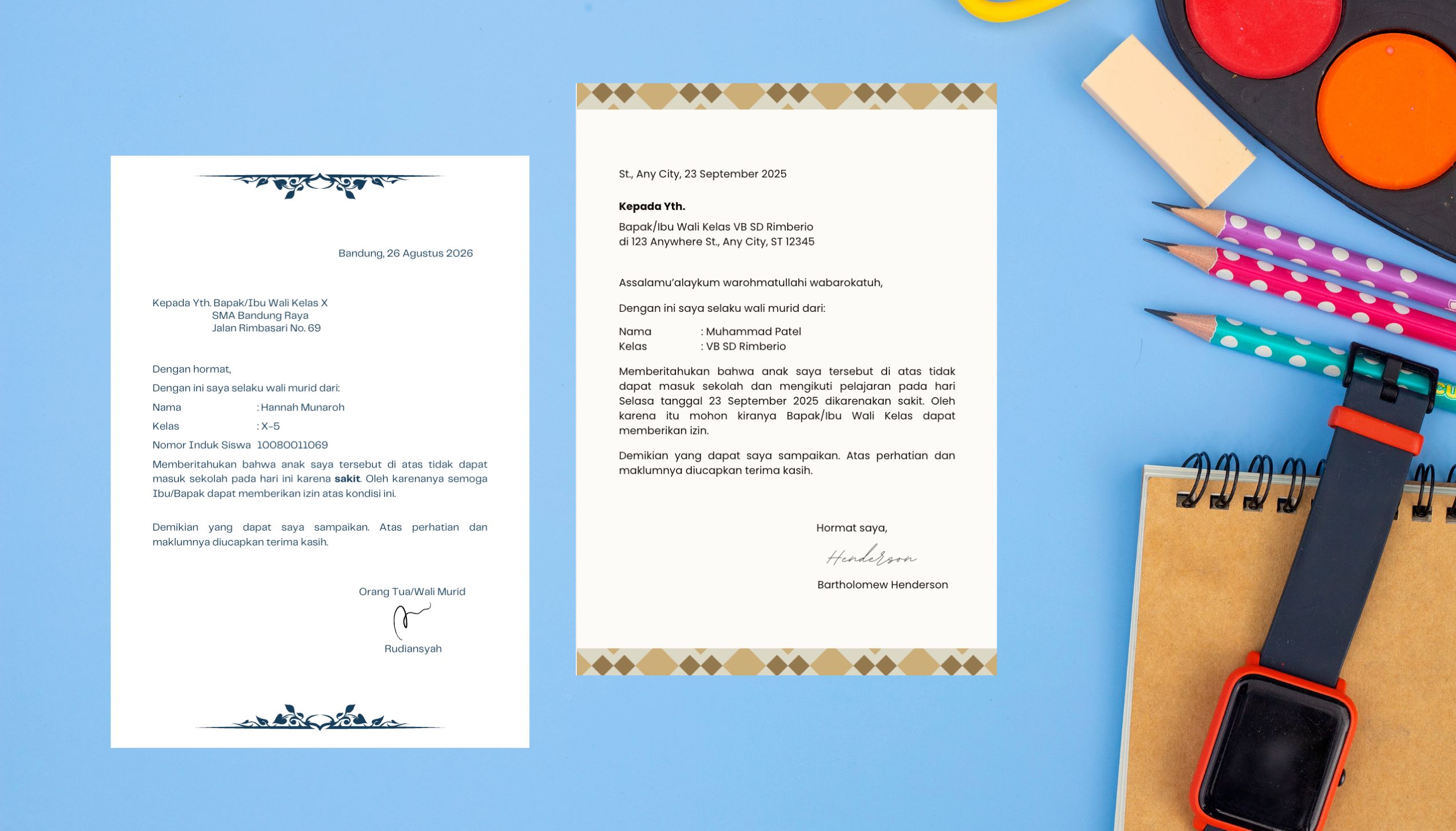membuat surat izin tidak masuk sekolah membuat surat izin tidak masuk sekolah