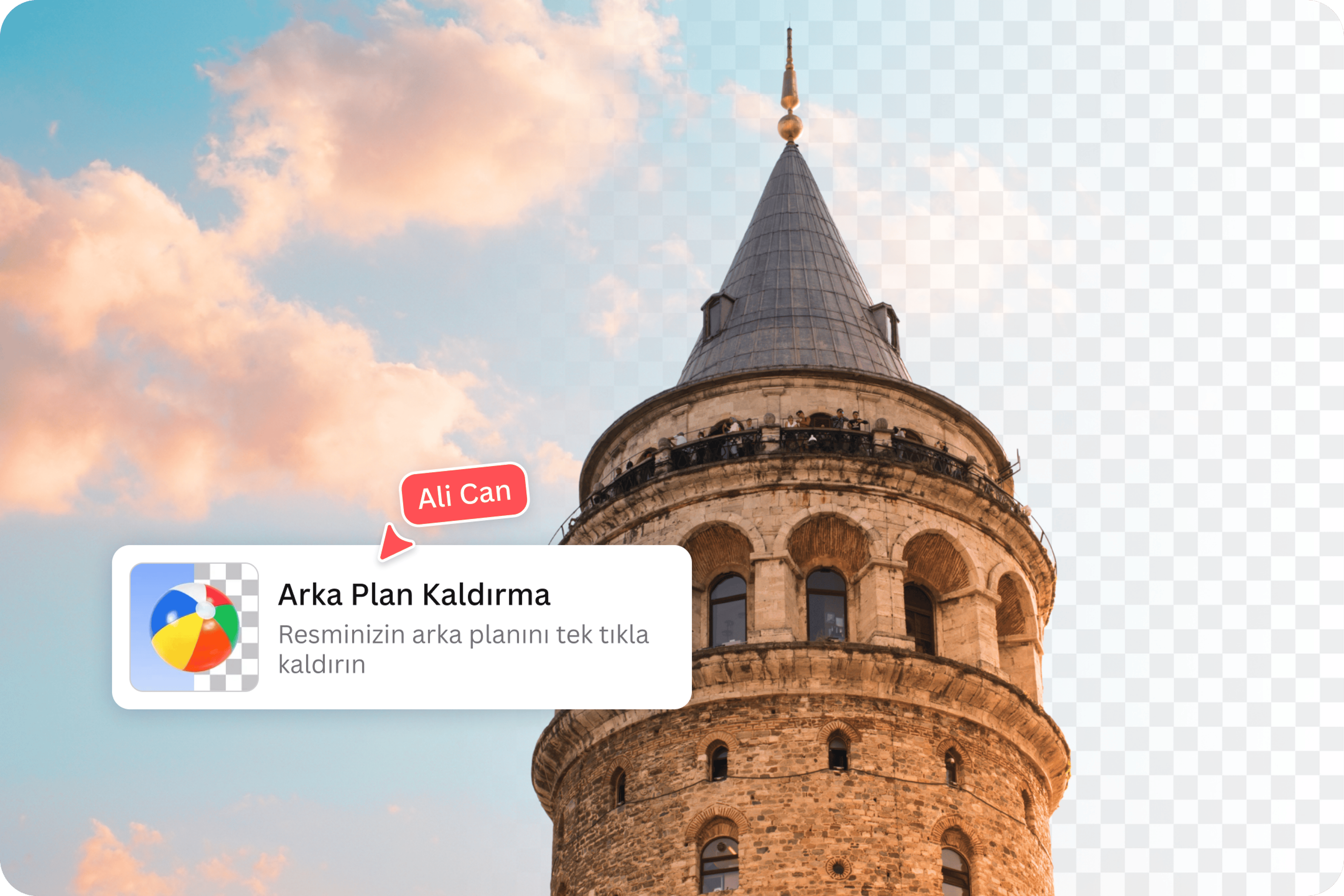 şeffaf arka plan - Canva