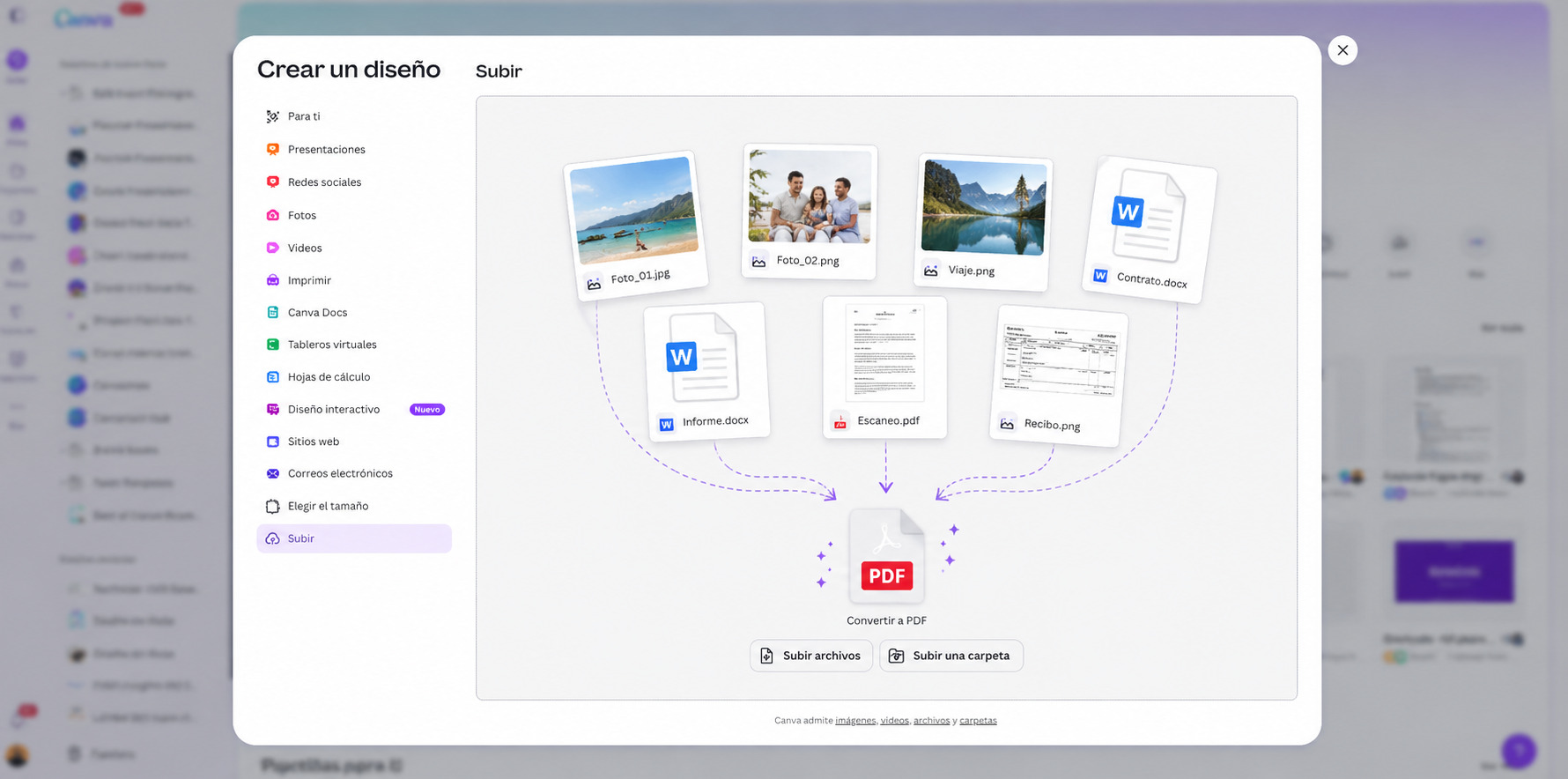 Unir varios archivos en un solo PDF Unir varios archivos en un solo PDF
