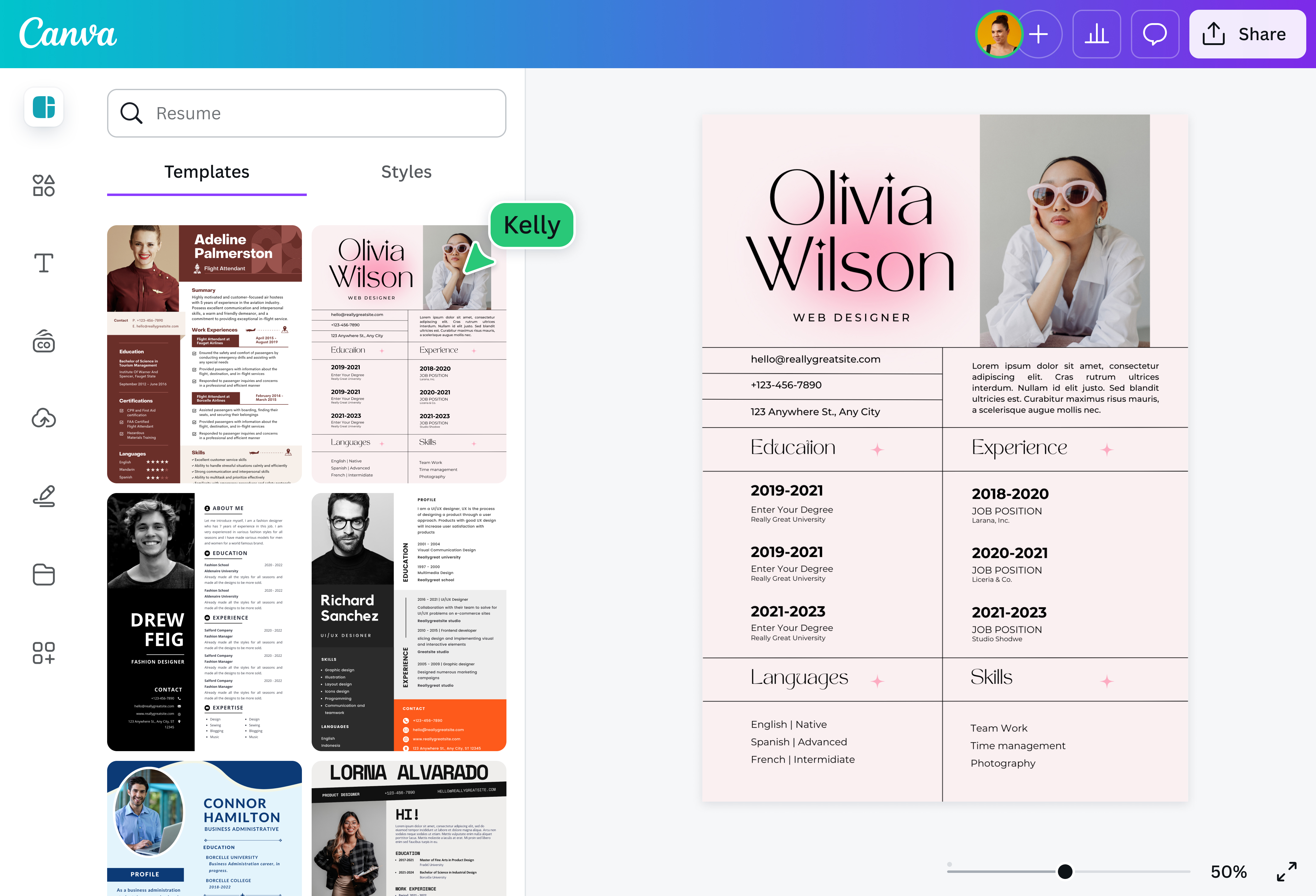 Create A Resume Online