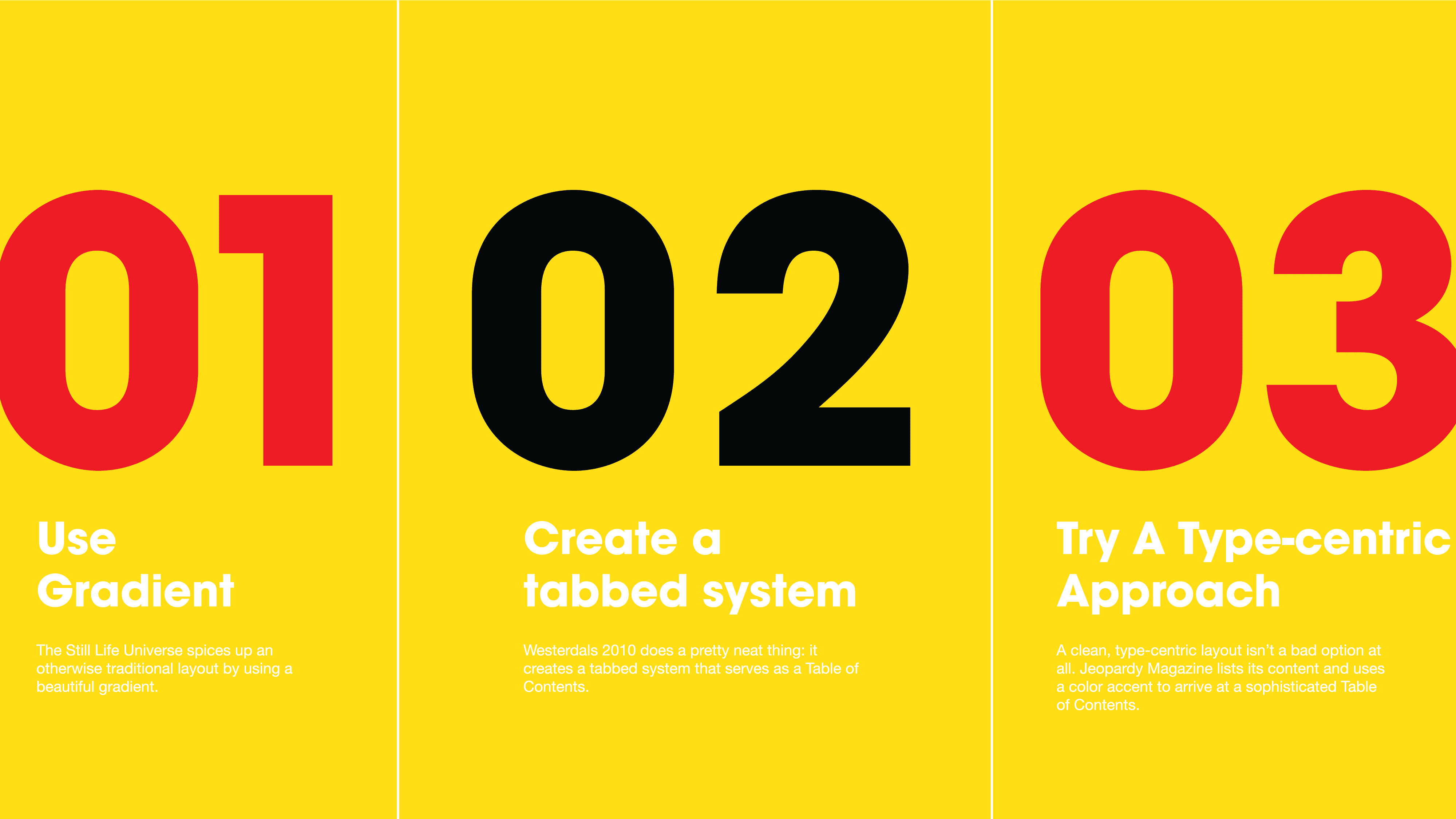 Designing the perfect table of contents 50 examples to show you how