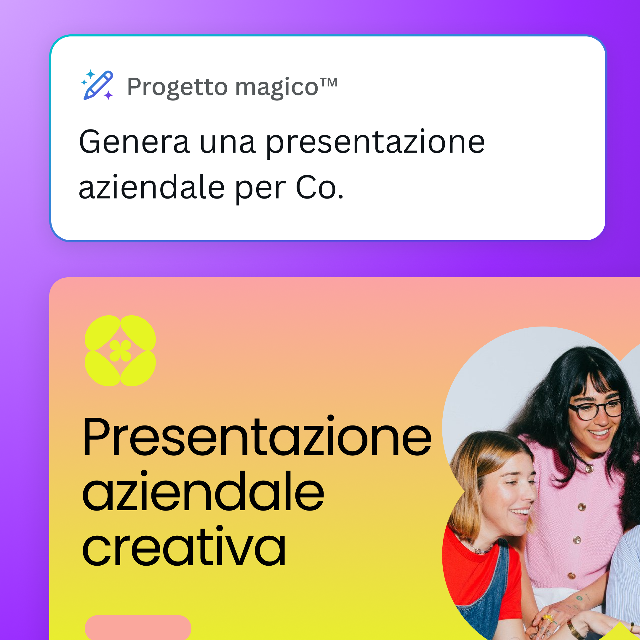 Generate pitch deck with Magic Design