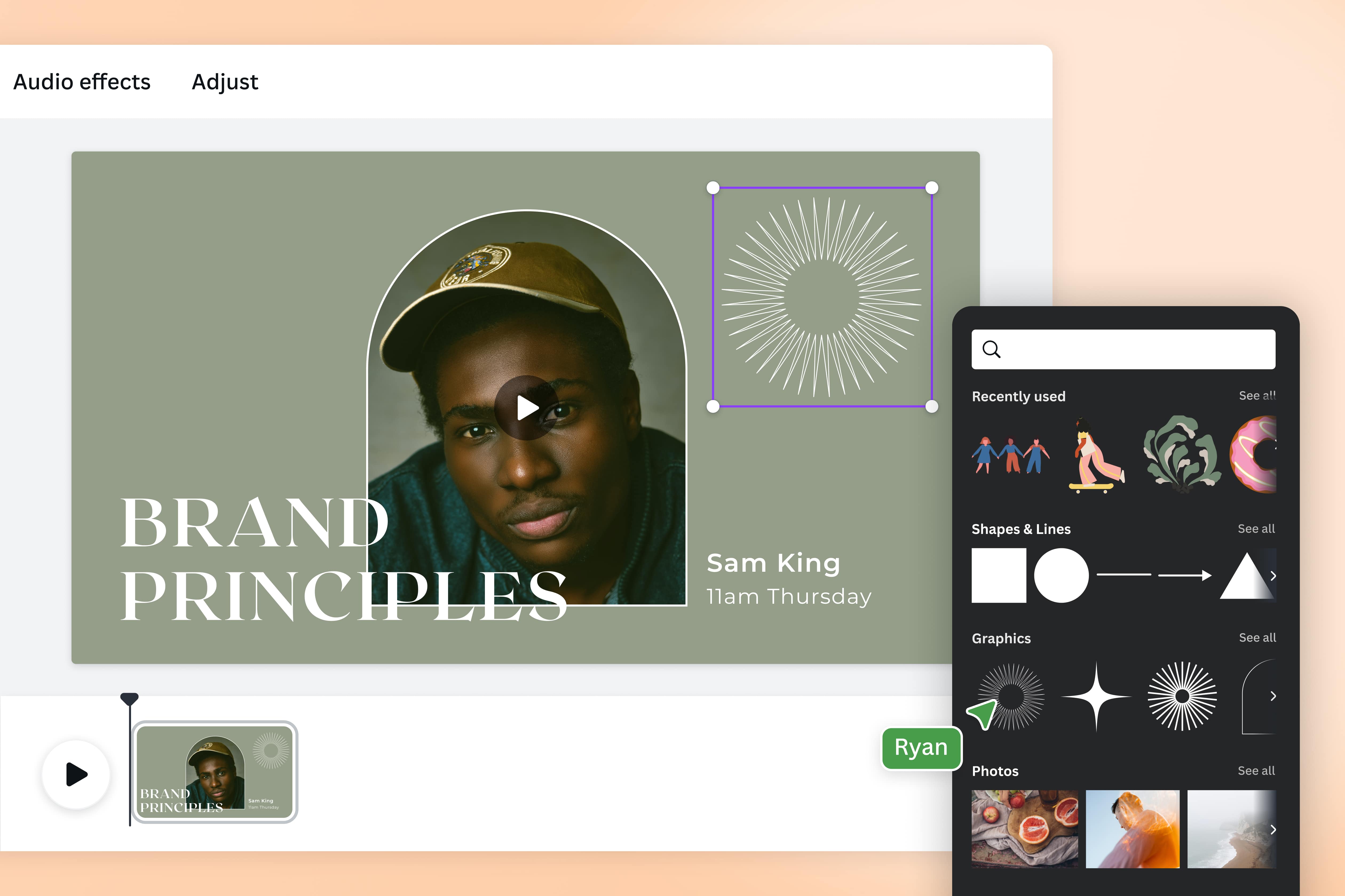 Add visuals and effects to your AI-generated video Add visuals and effects to your AI-generated video