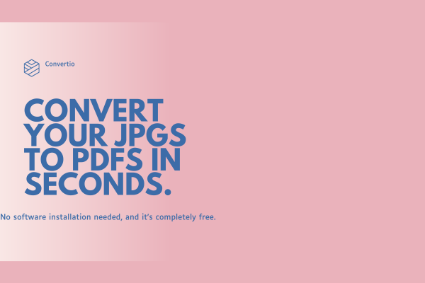 Convertí JPG a PDF en un instante
