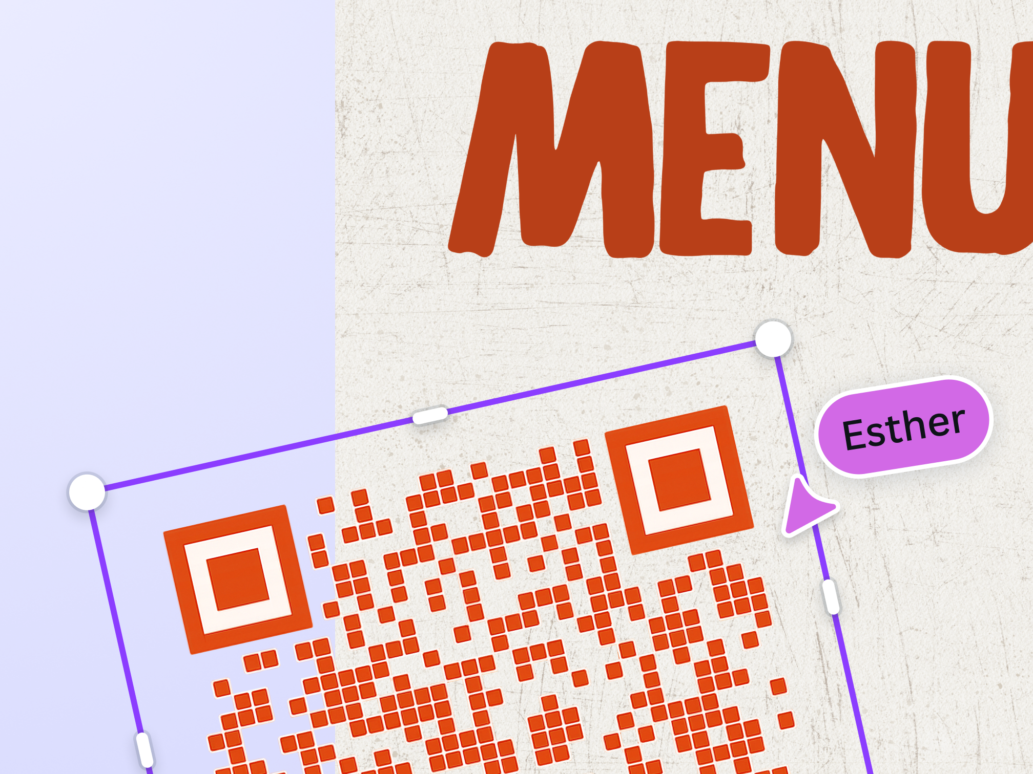Update the QR code link anytime