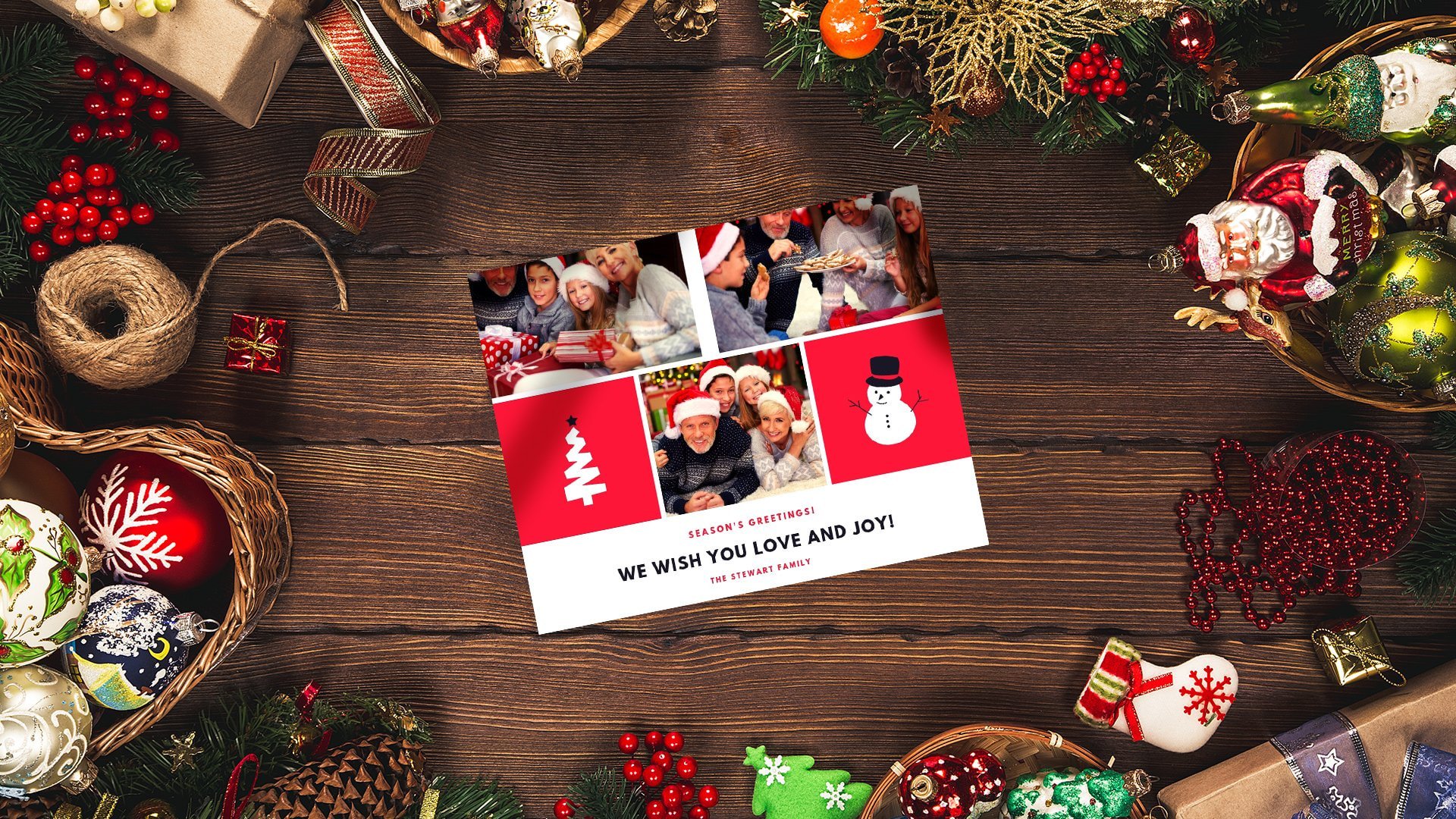 Create your Christmas cards on Canva