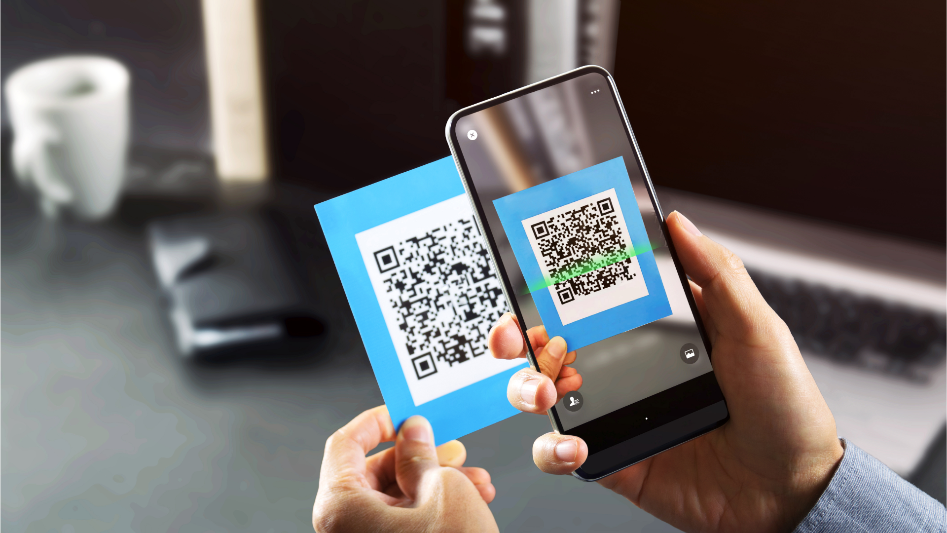 canva,QRcode,smartphone