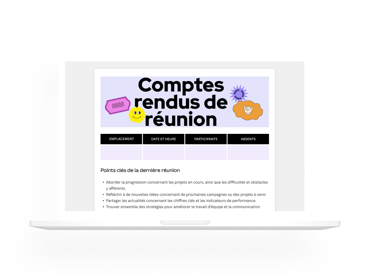 Comptes-rendus de réunion