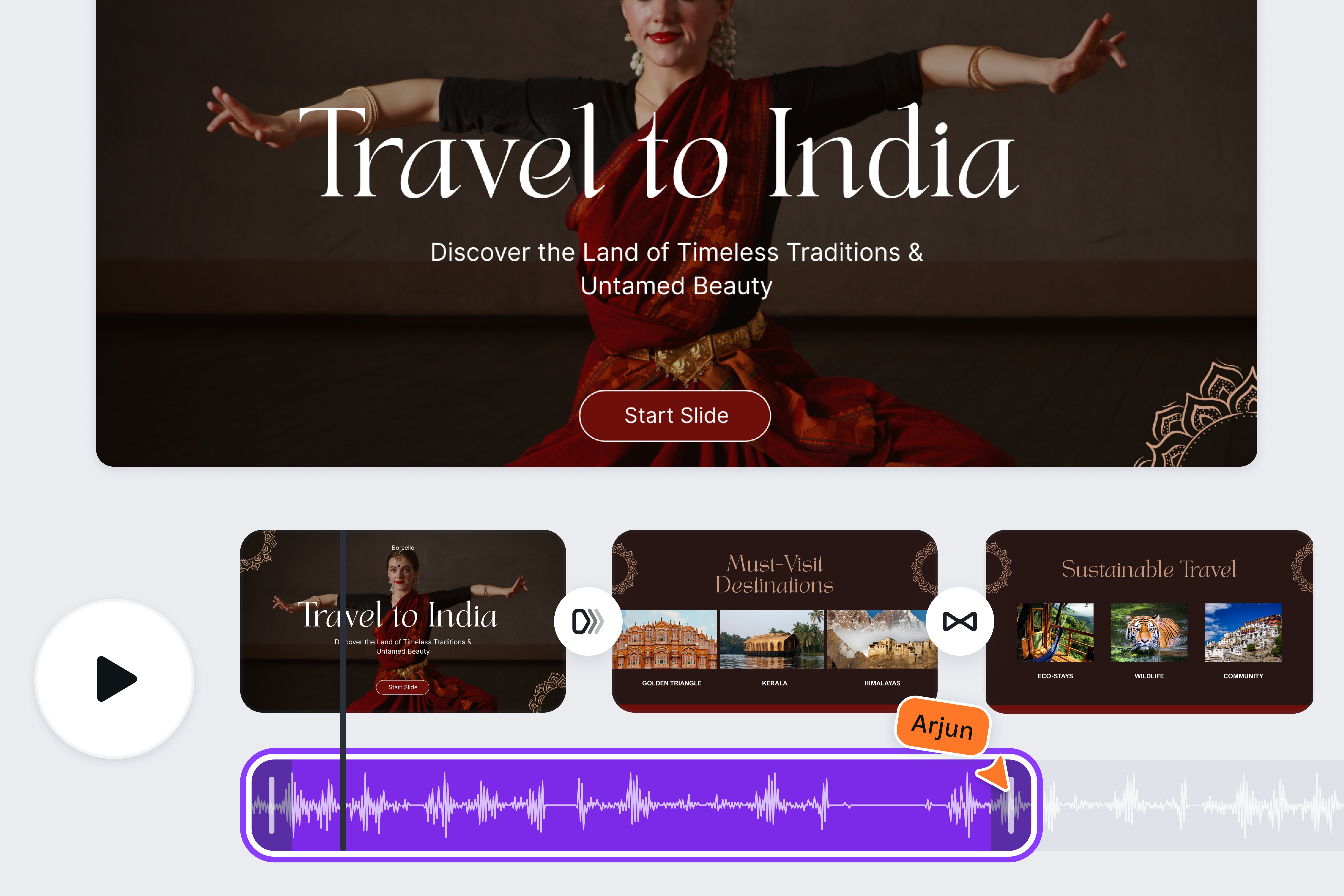 Add a voiceover to presentation your 