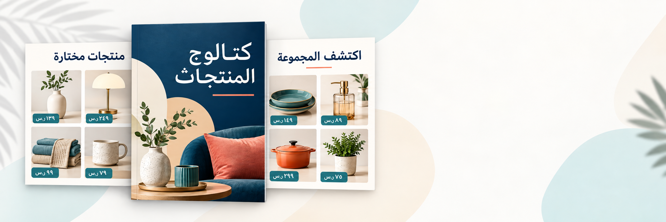 تصميم كتالوج منتجات بالذكاء الاصطناعي كتالوجات منتجات عربية بتخطيط واضح وأسعار