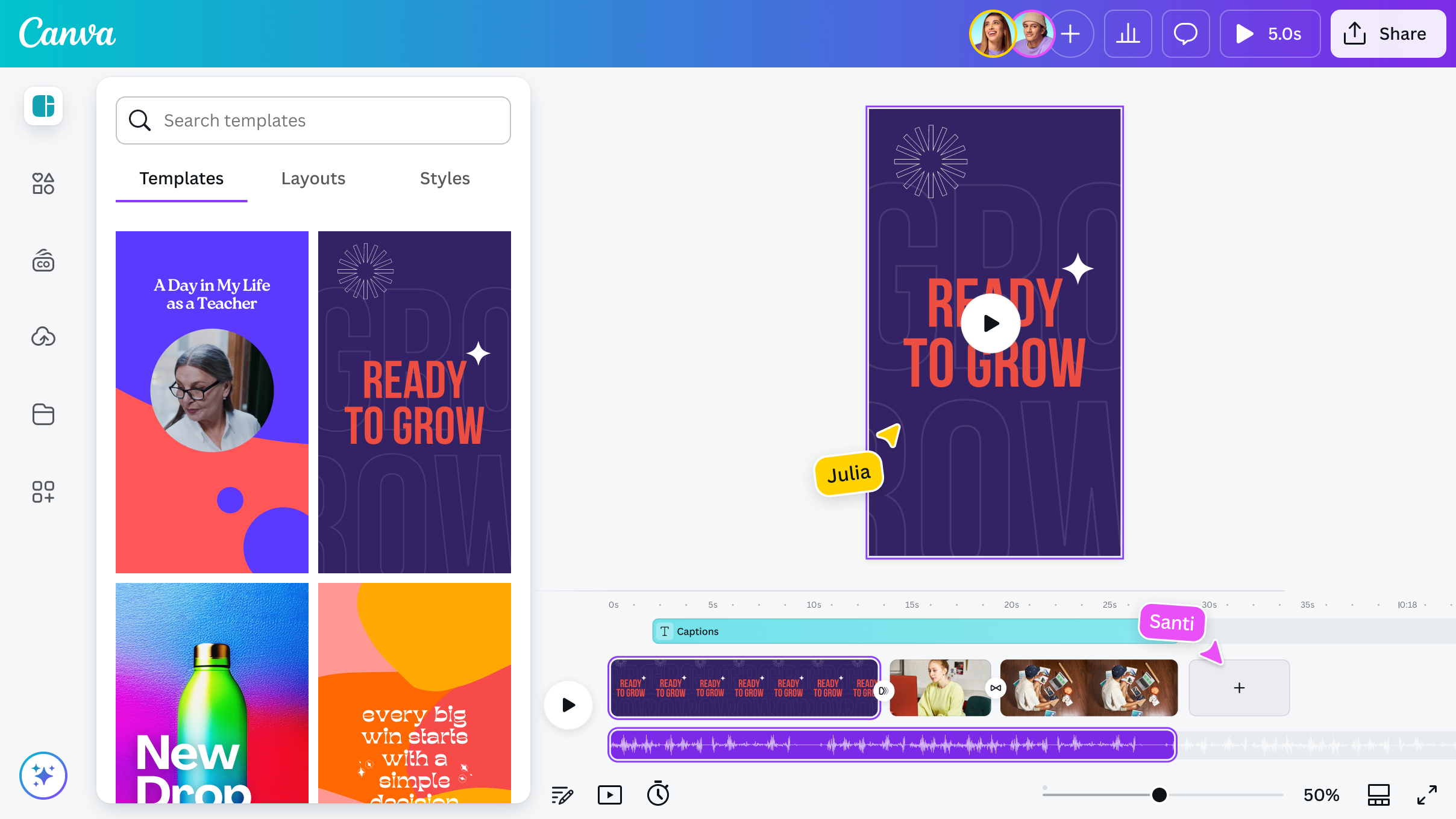 تصميم محتوى اجتماعي باستخدام Canva
