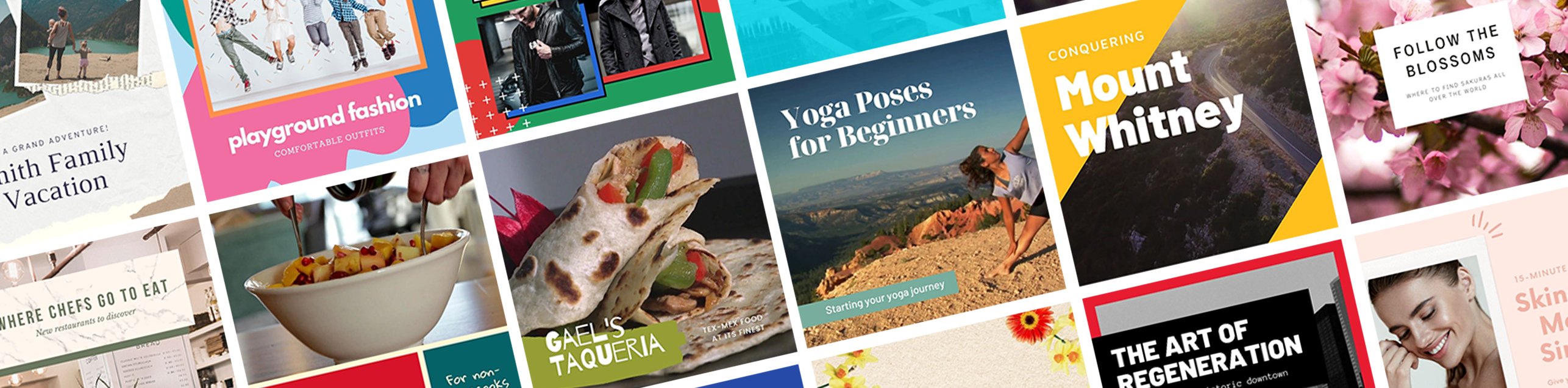 Video Collage Banner