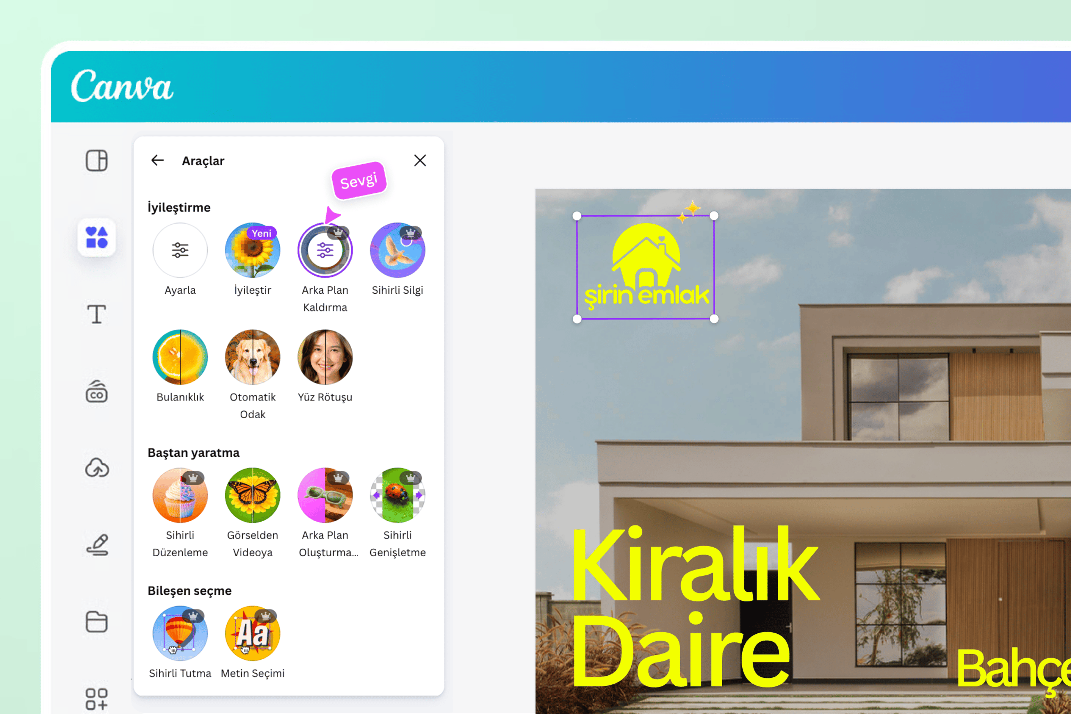 Resim arka plan kaldırma - Canva