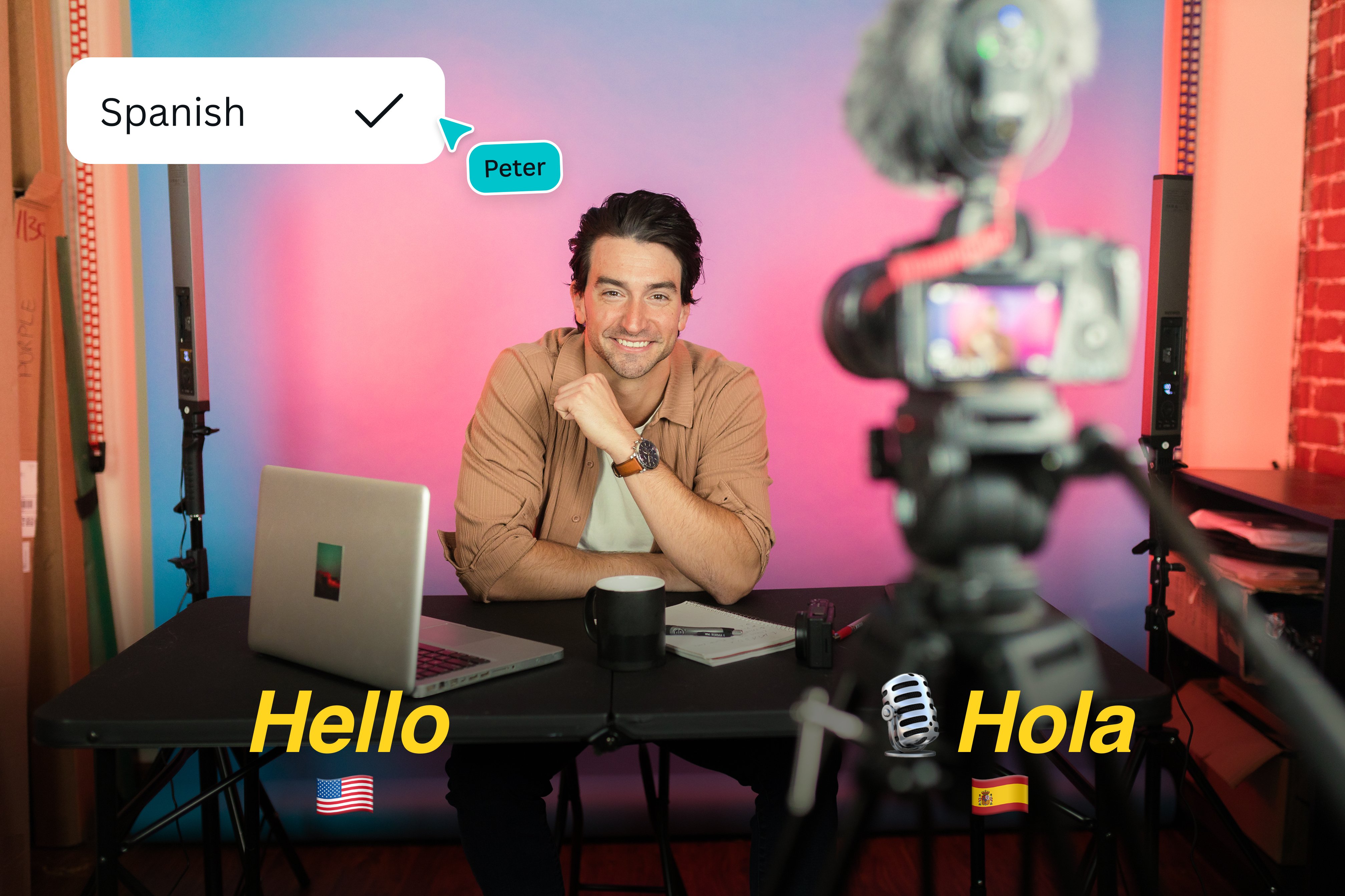 Preview of video translator