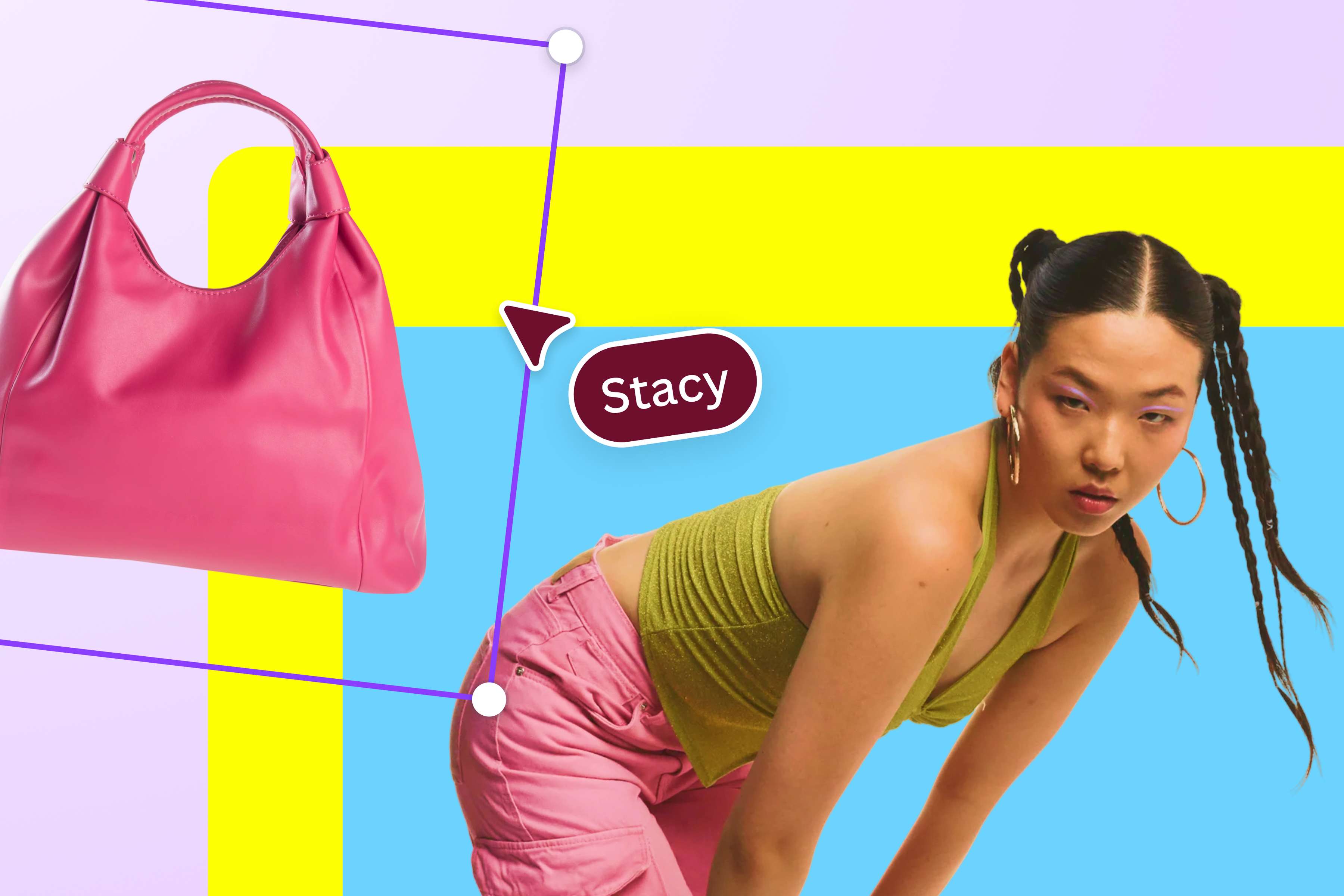 Drag and drop your image with transparent background
