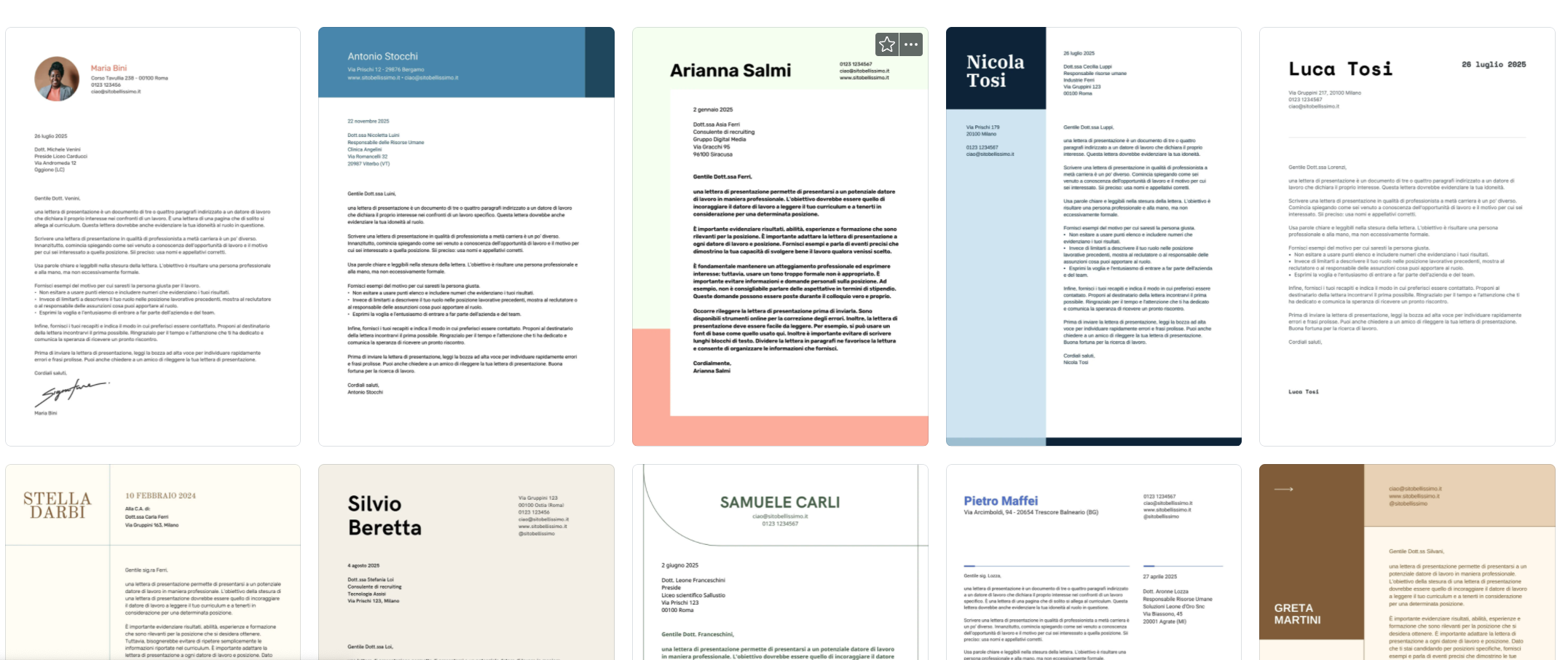 Come creare una lettera di presentazione cv