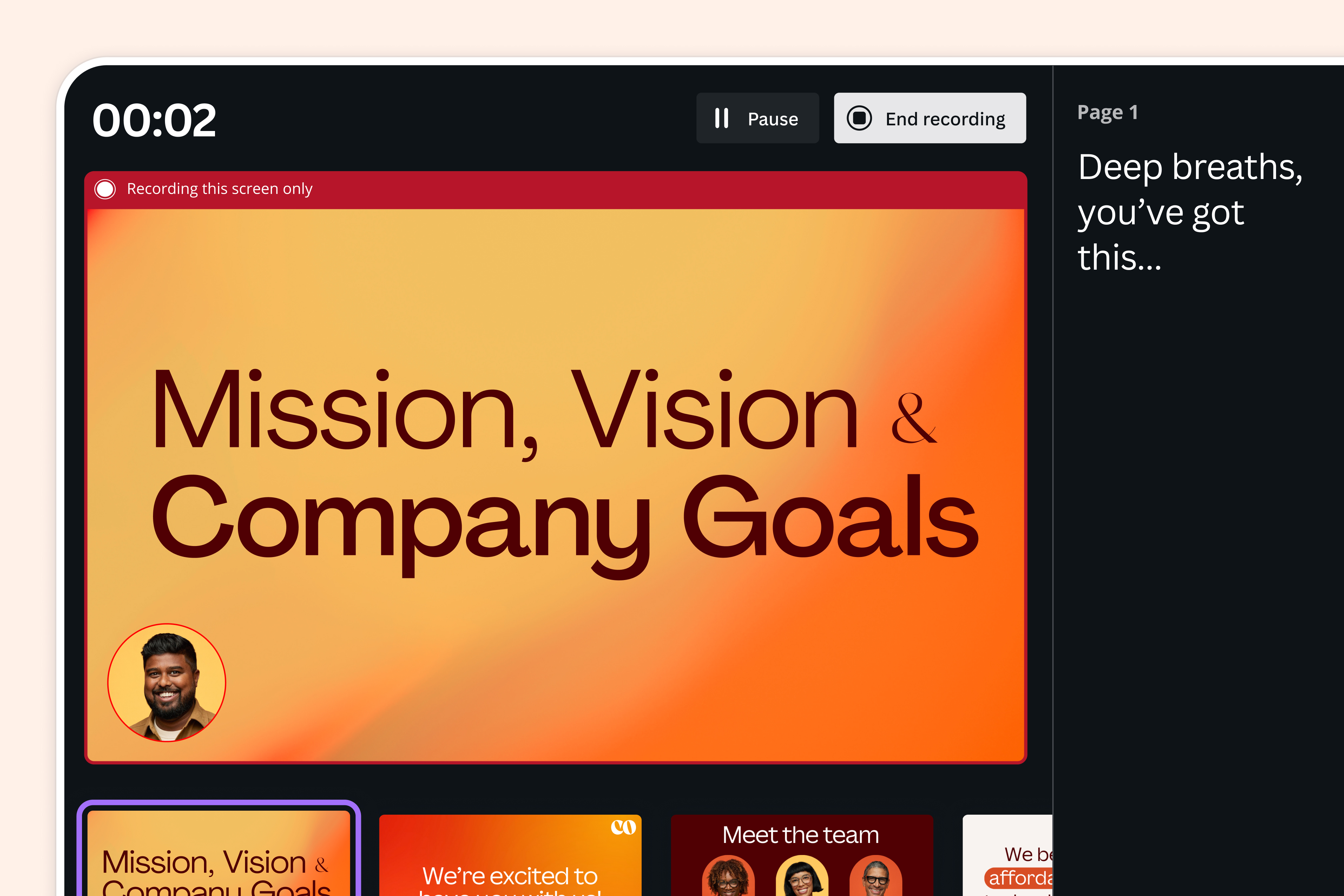 Features Canva Live