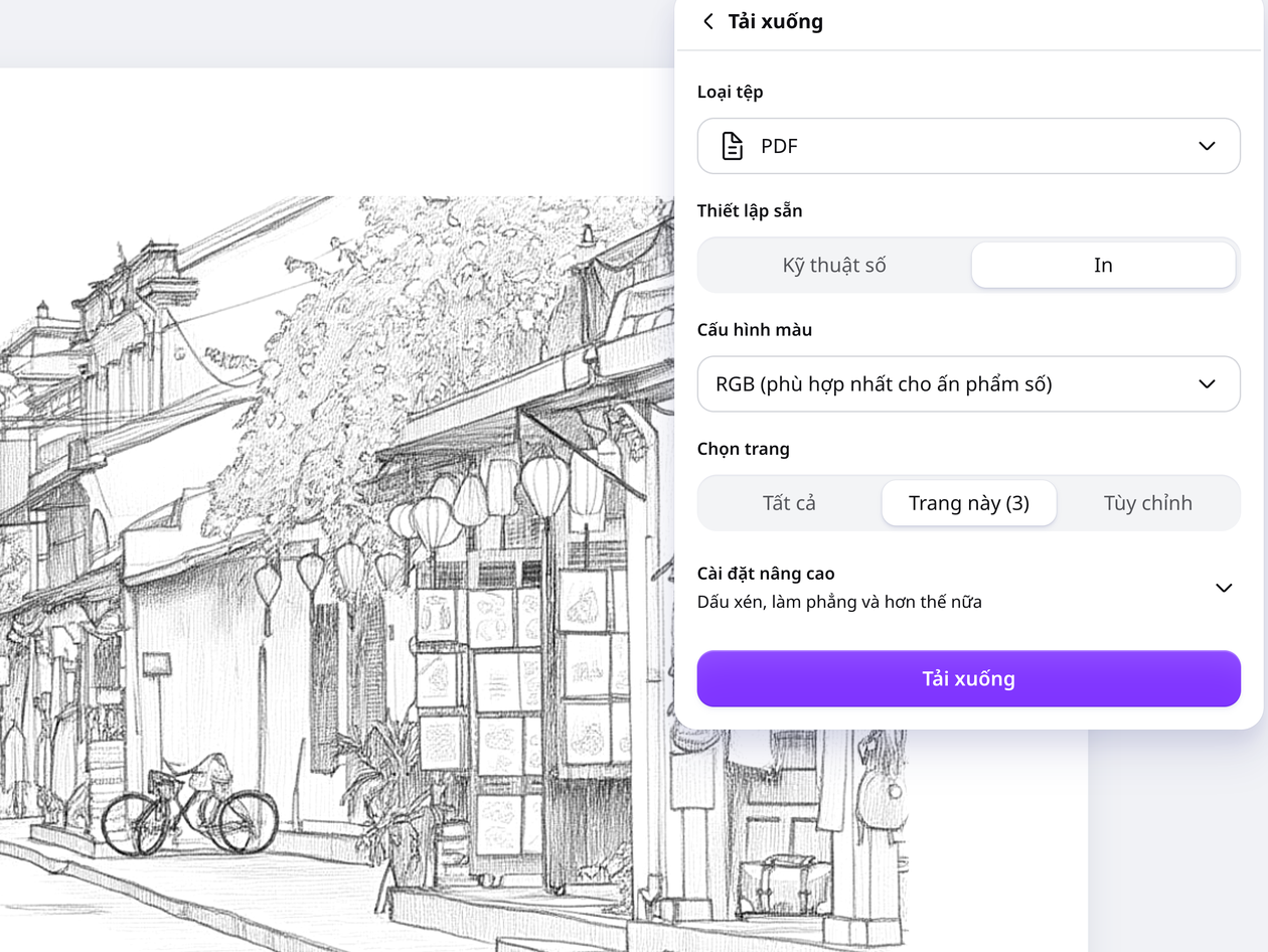 Chọn file ảnh hoặc bản in theo cách dùng