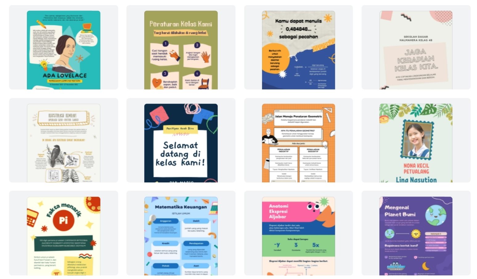 membuat poster pendidikan canva